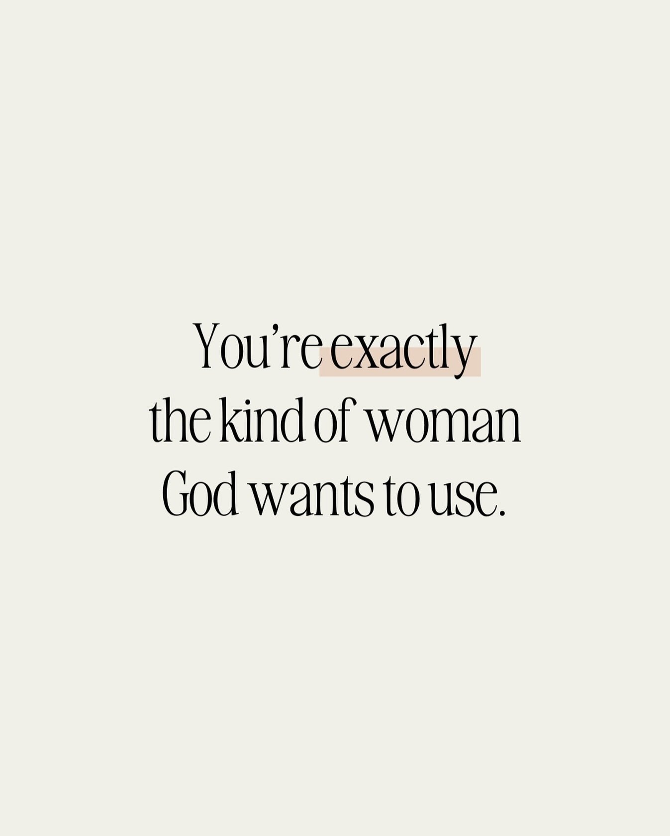 You look exactly like a woman of God should look.
You have the bank account of a called woman.
Your home is the home of a woman on mission.

You lack nothing, in Jesus name.
You have never been too much, in Jesus name.

You&rsquo;re the girl for the 