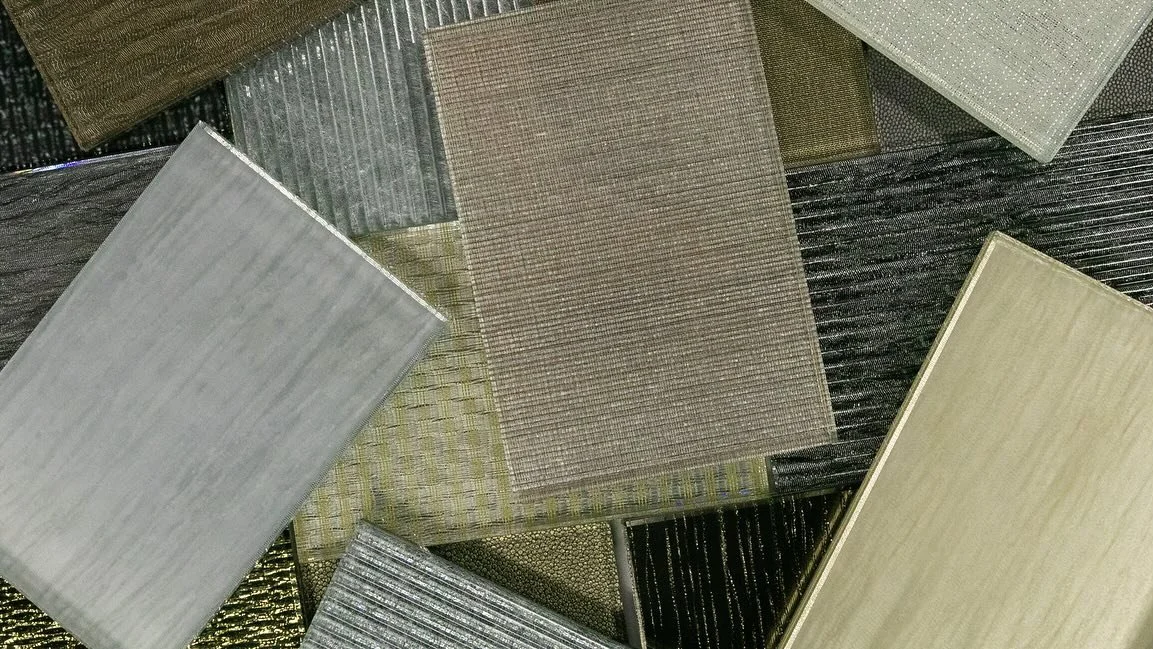 For the month of July we celebrated materials that break free from the ordinary. Our latest Dazzle Collection features some of our boldest and most unique architectural glass products.

Designed to shimmer, shine, and stand out in any space, these sp