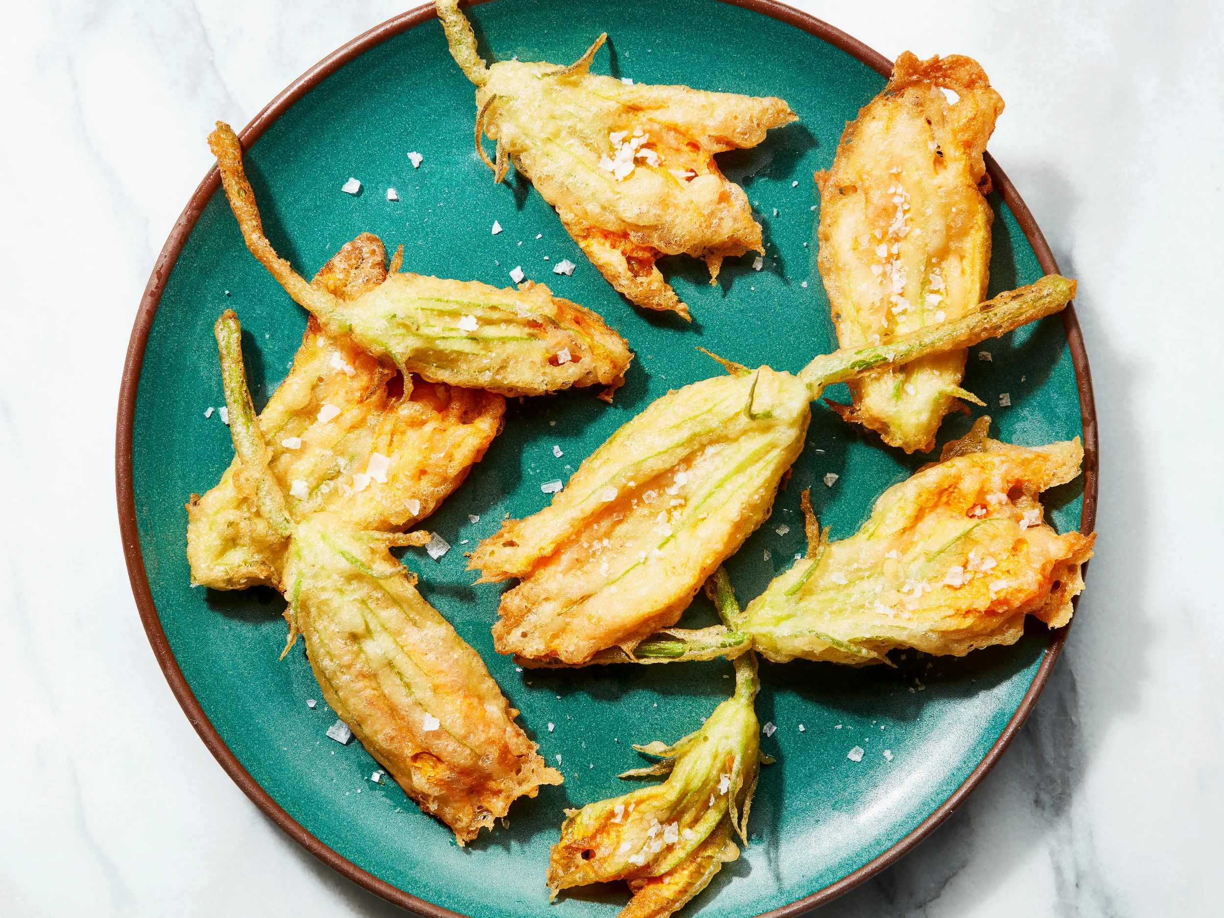 Beer-Battered Zucchini Flower Fritters