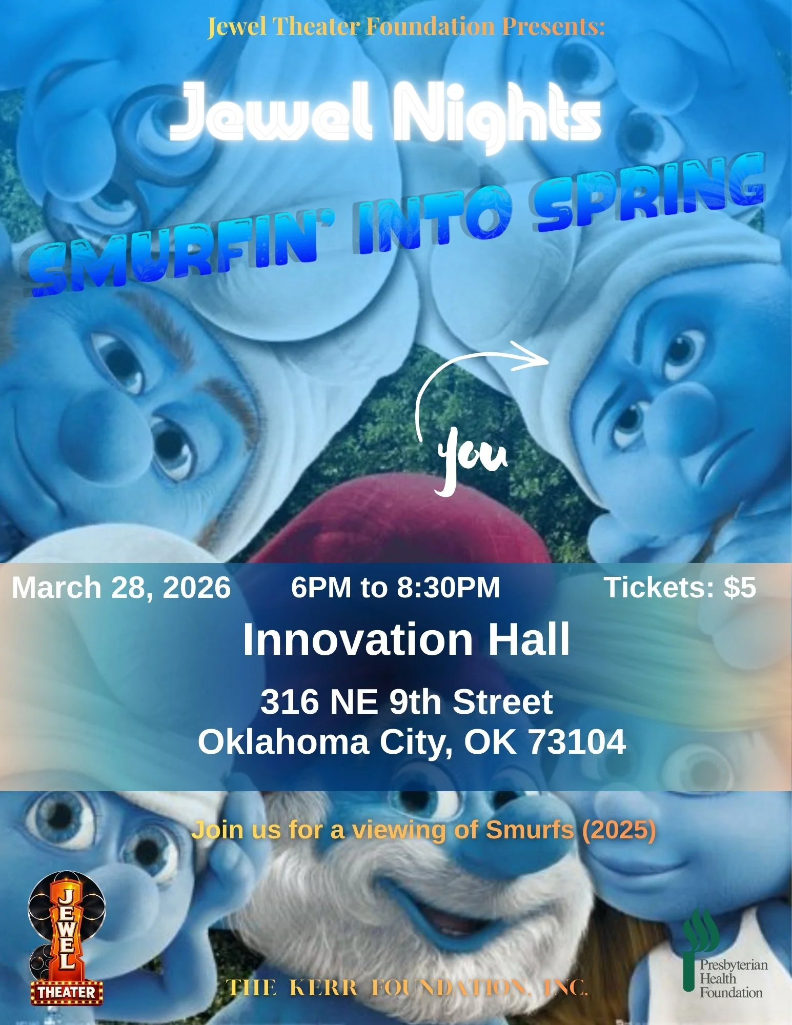 Jewel Nights: Smurfin' Into Spring