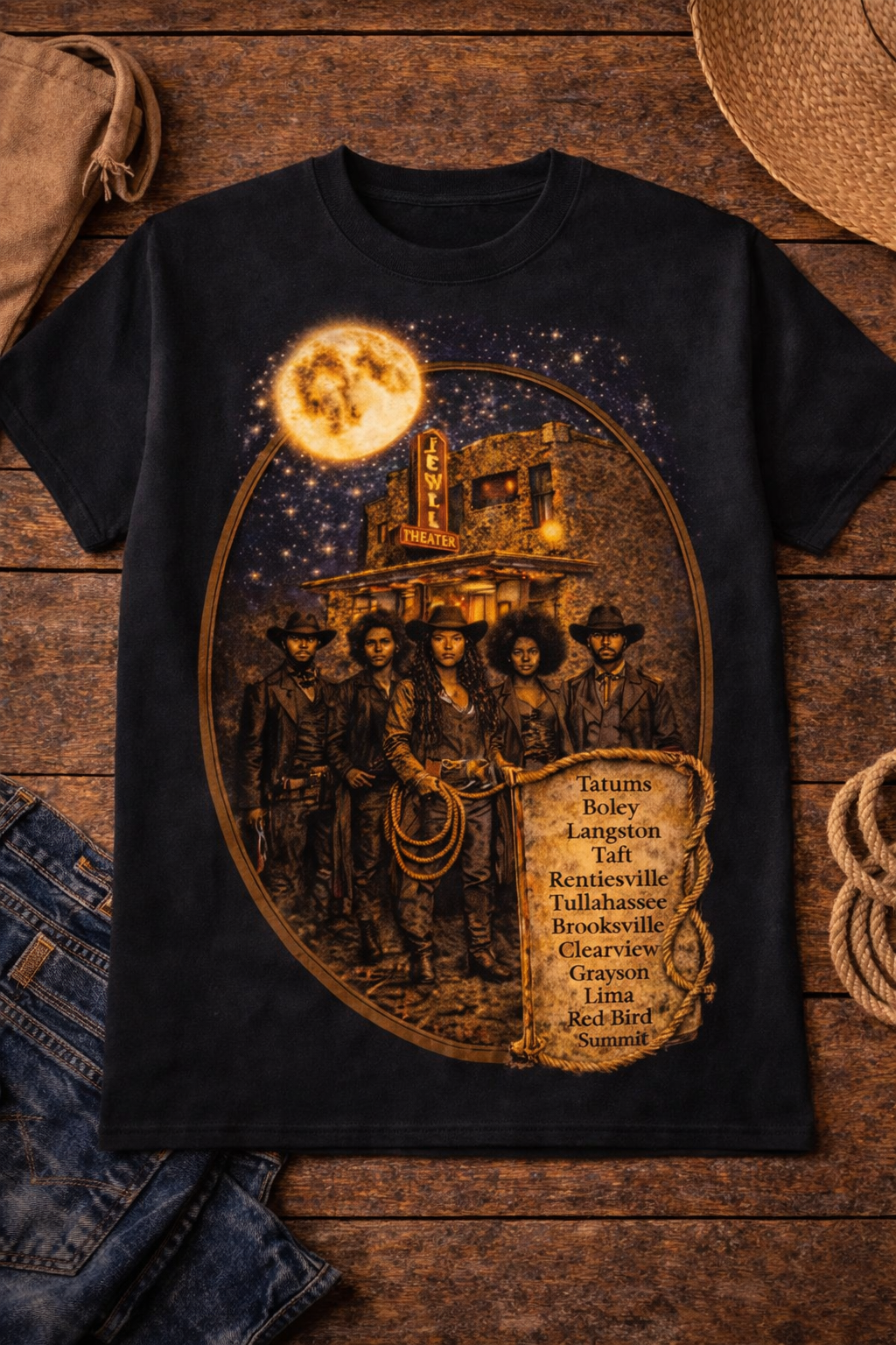 Cowboys and Cowgirls Cotton T-Shirt