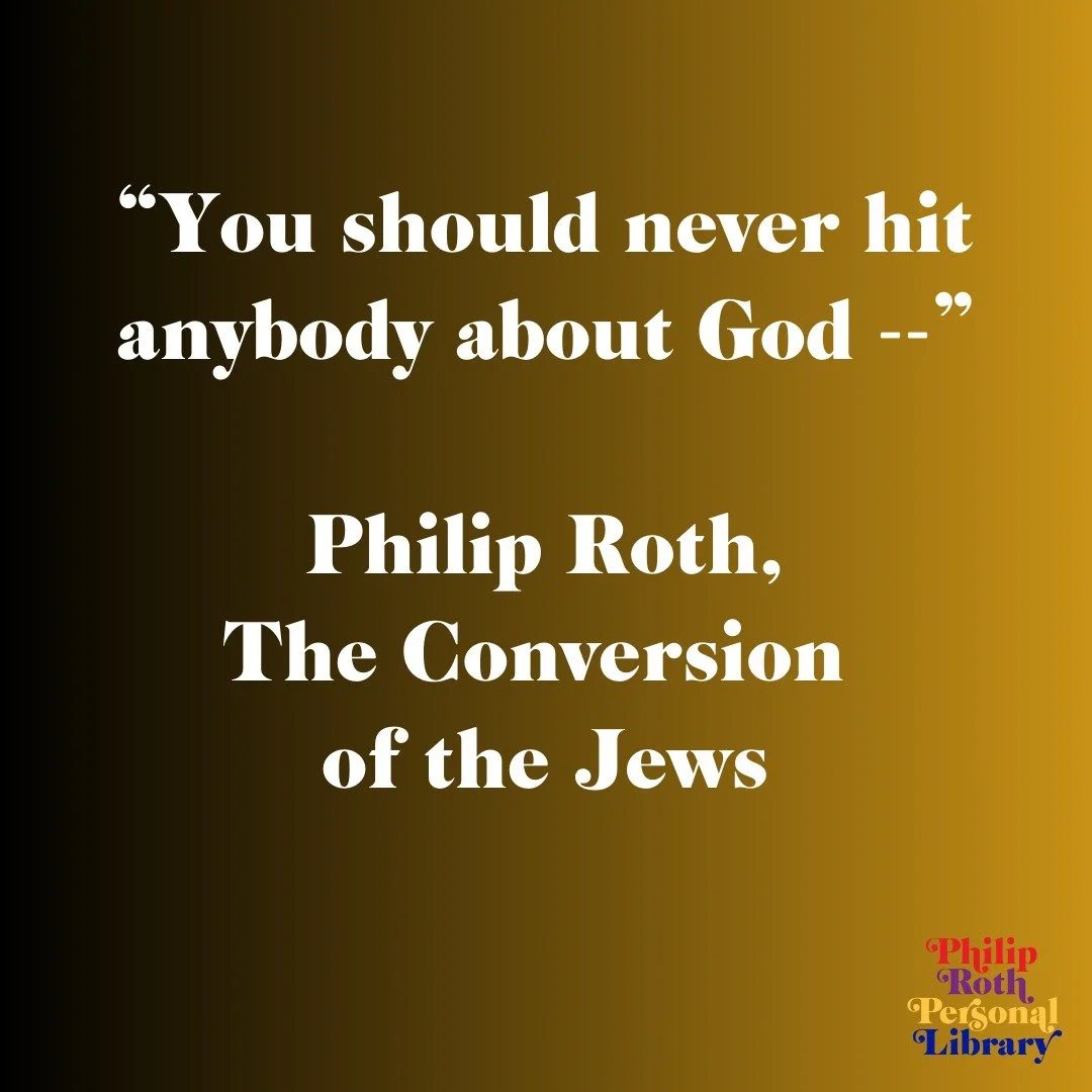 Roth's first big break -- getting published in the Paris Review. #philiproth