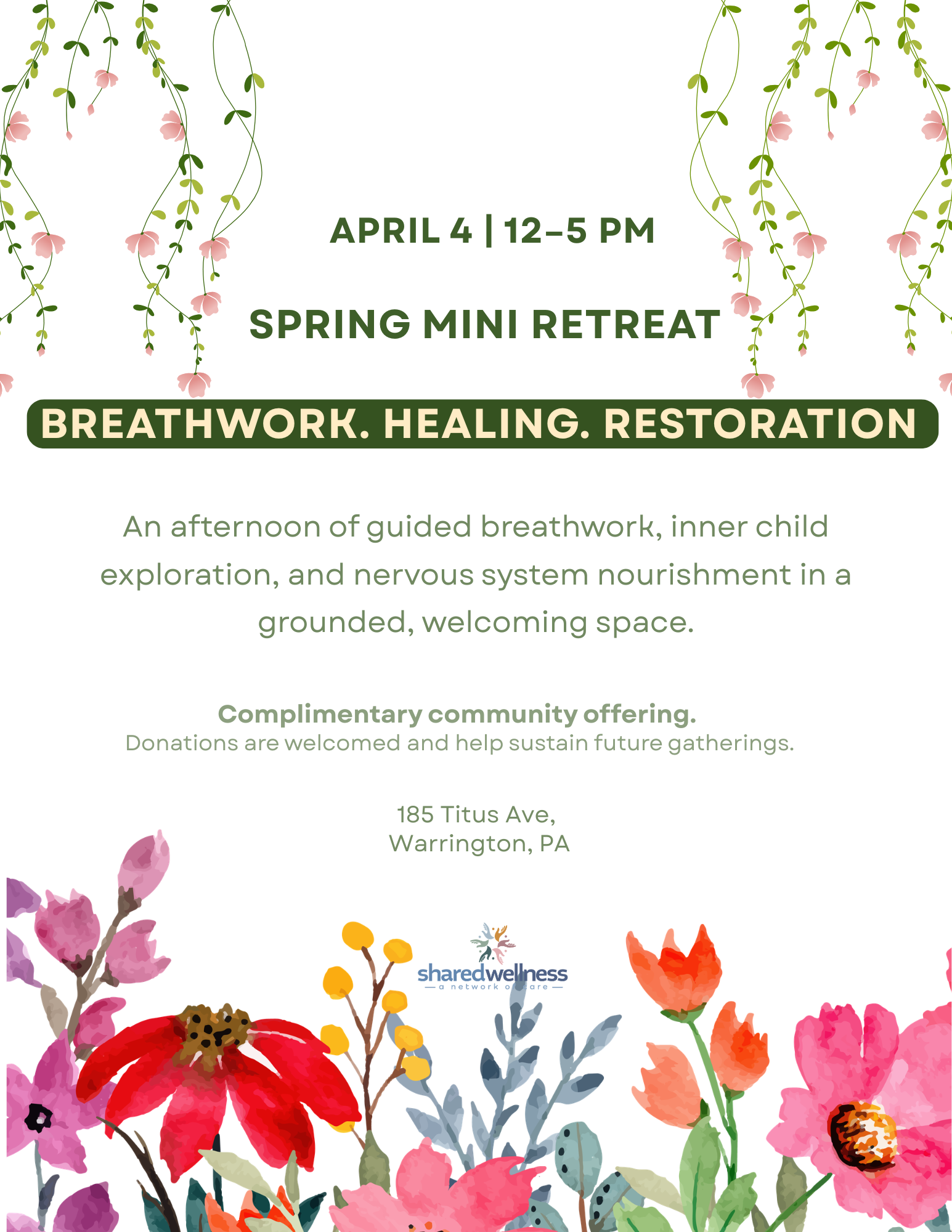Spring Mini Retreat
