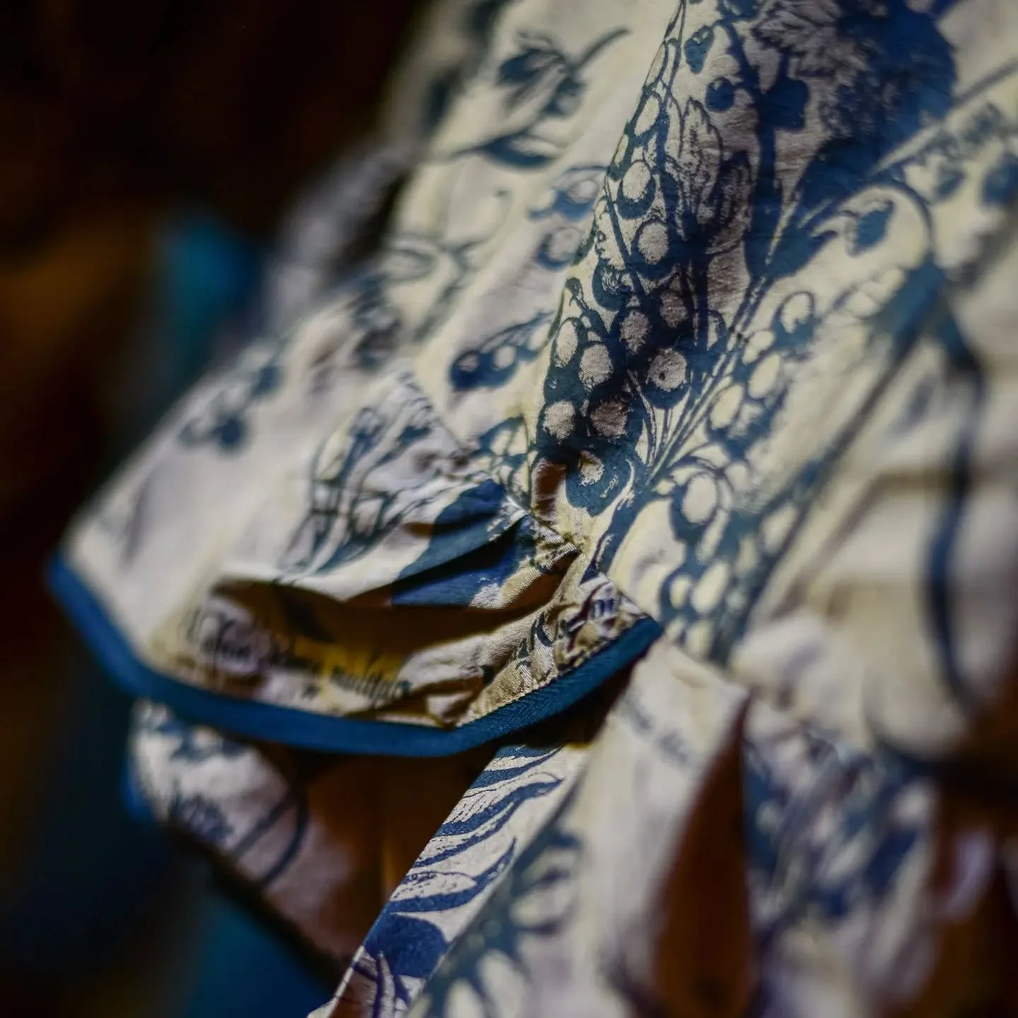 Botanical silk ruffles for the last day of Common Ground Fair.
