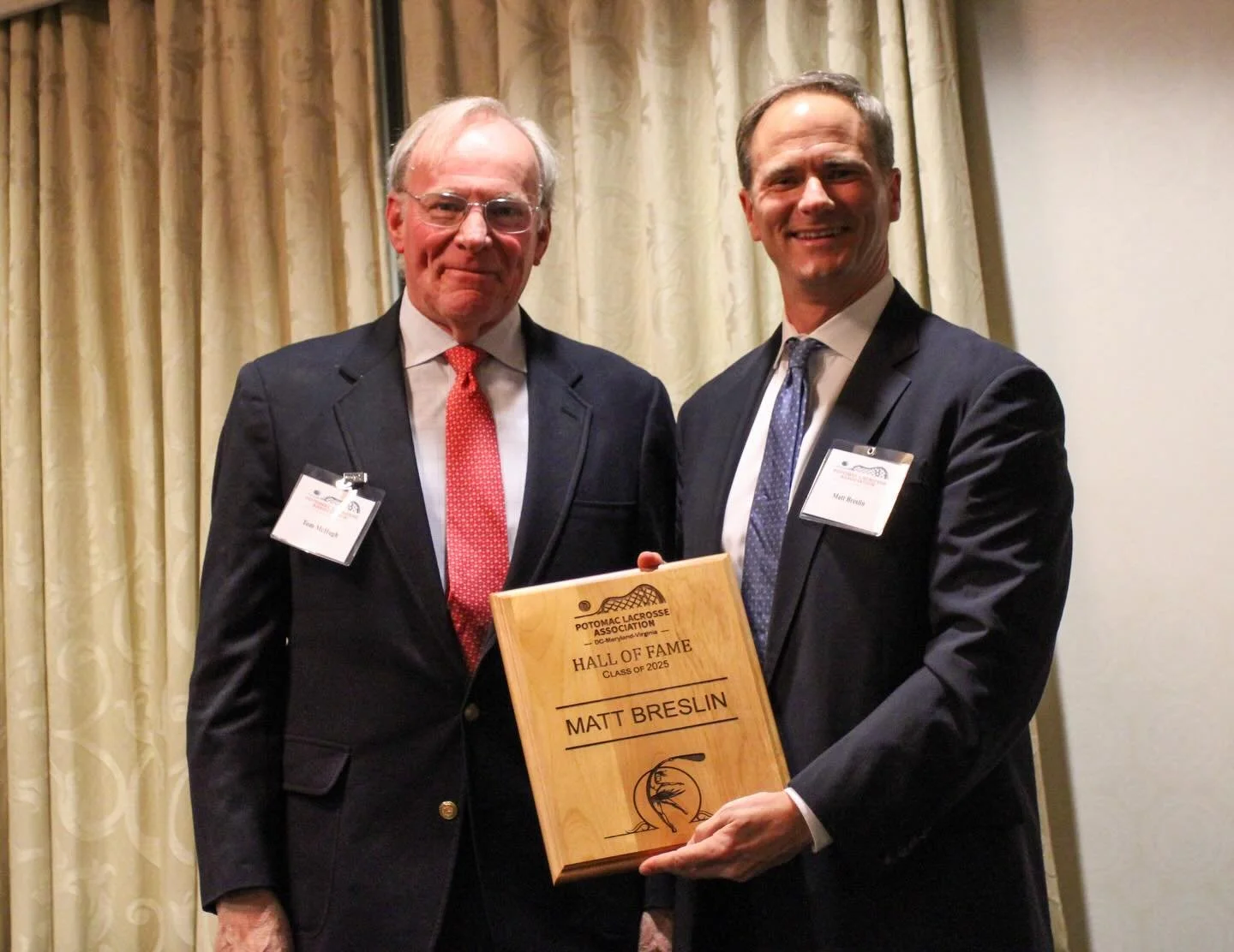 Today we celebrate a visionary leader 💙🥍

Congratulations to our Executive Director, Matt Breslin, on being inducted into the Potomac Lacrosse Association Hall of Fame!

Matt&rsquo;s commitment to youth sports-based development has shaped countless