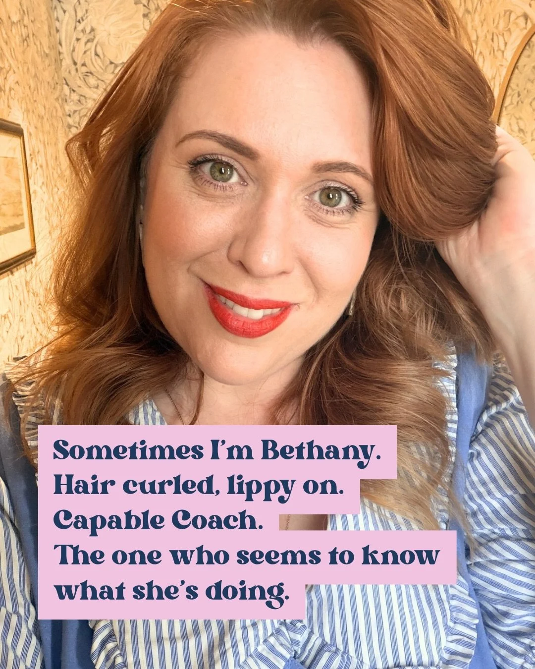 Some days I feel pulled between the version of me who is holding the children, the house, the mental load, and the version of me who shows up composed, thoughtful and grounded in my work.

The truth is, both are me. And neither cancels the other out.