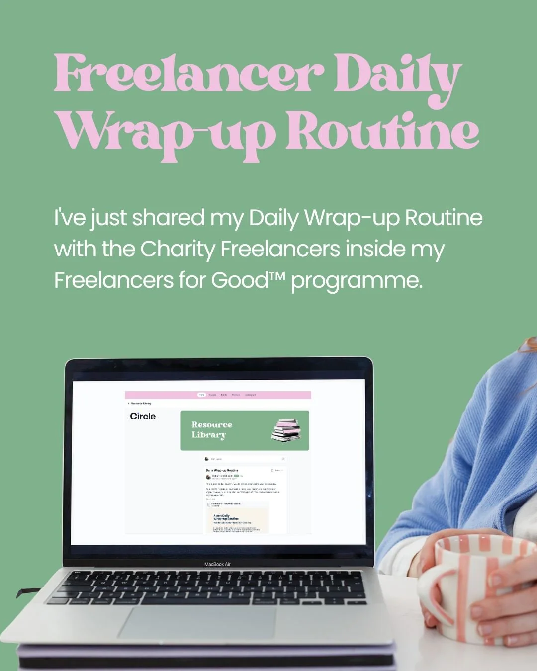 I&rsquo;ve used my Daily Wrap-up Routine personally and shared it with my clients since 2020, it works and I've just shared it with the Charity Freelancers inside my Freelancers for Good&trade; programme.

As a charity freelancer, the work is rarely 