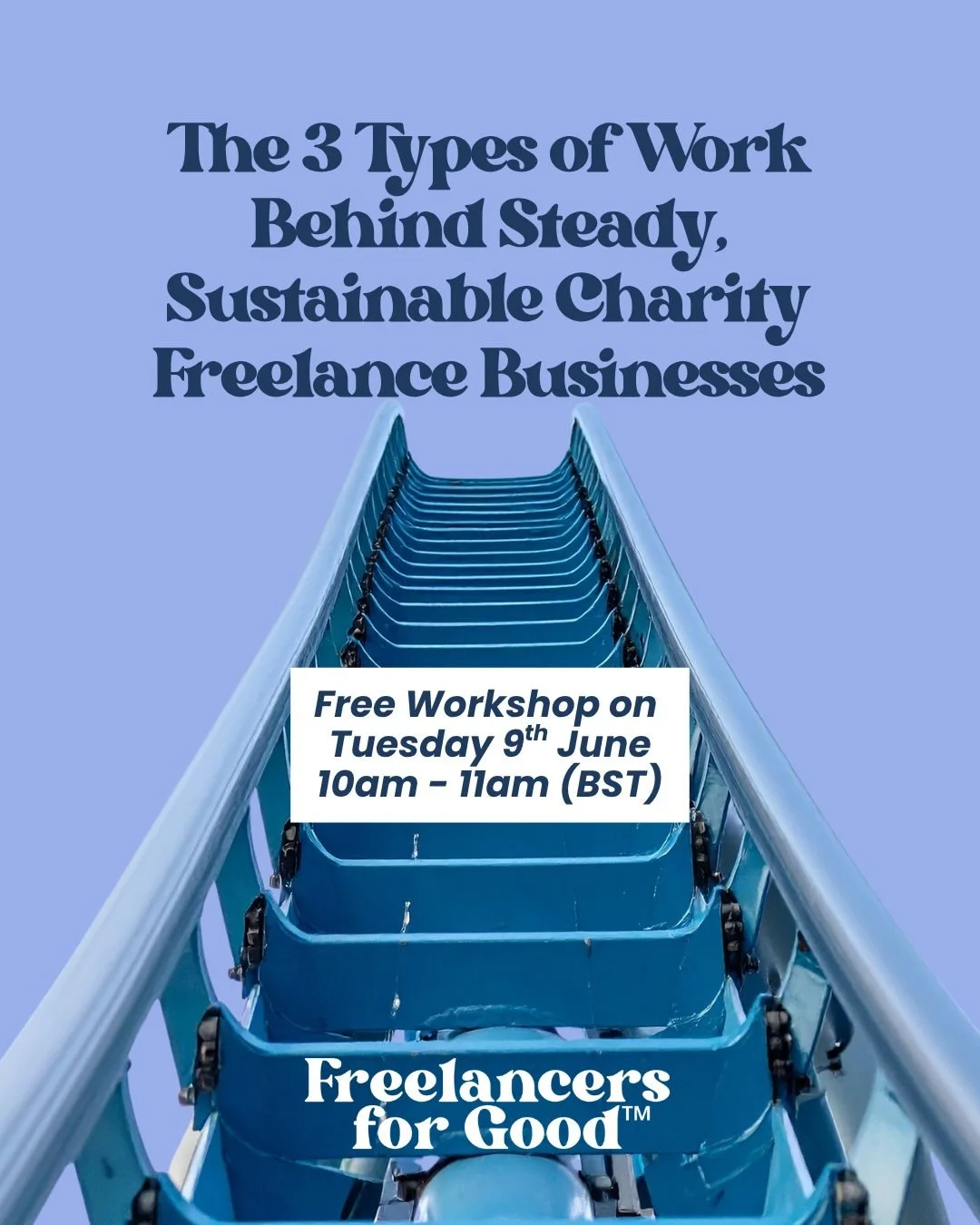 I think one of the biggest myths about freelancing is that the goal is to become &ldquo;balanced&rdquo;.

Especially in the charity sector. Because honestly? There will probably always be busy periods.
Projects landing at once.
Funding deadlines.
Las