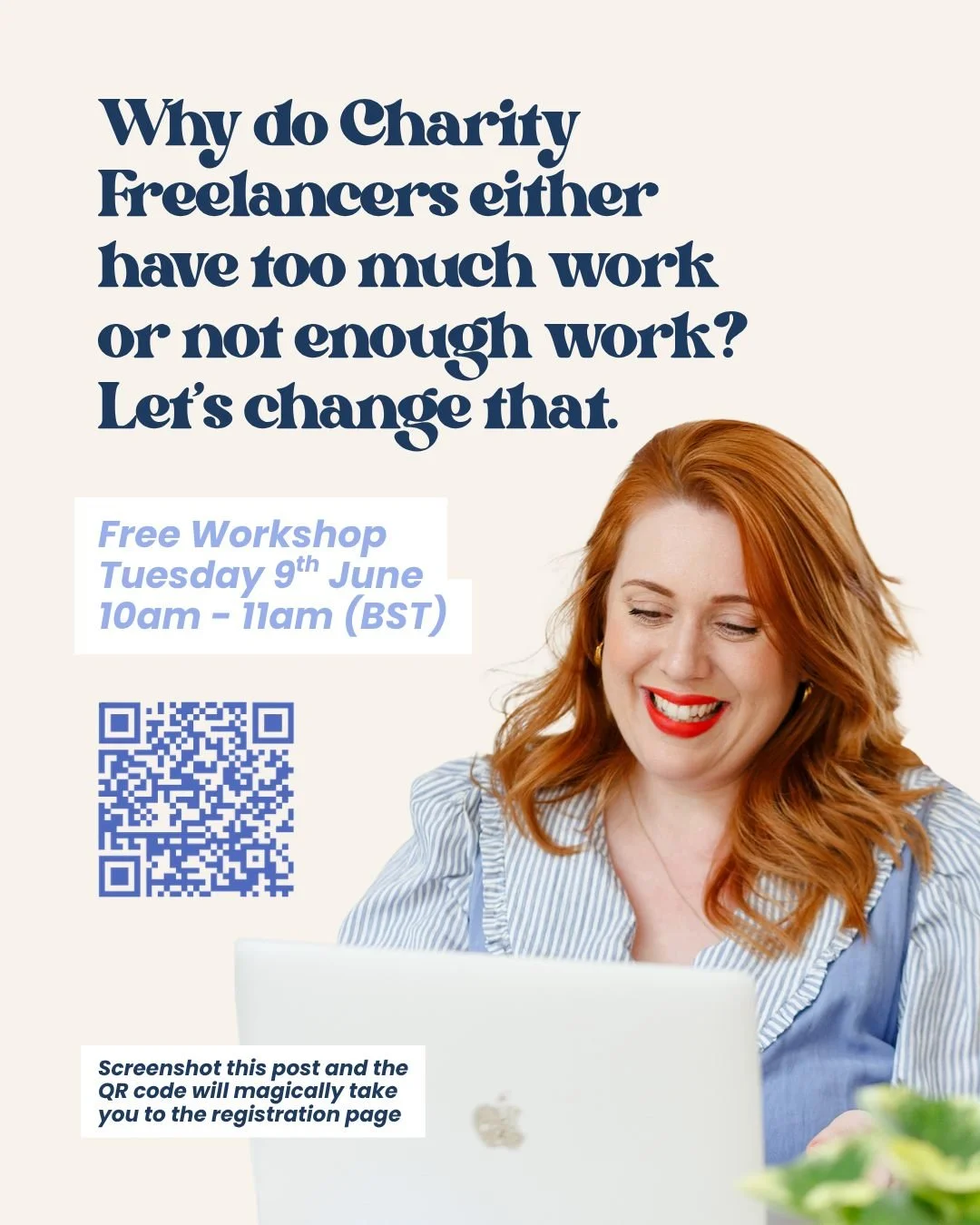 If your freelance work feels inconsistent, reactive, or hard to predict, this workshop will show you what&rsquo;s actually driving that, and how to change it.

In my next free workshop, we&rsquo;ll be discussing why charity freelancers swing between 