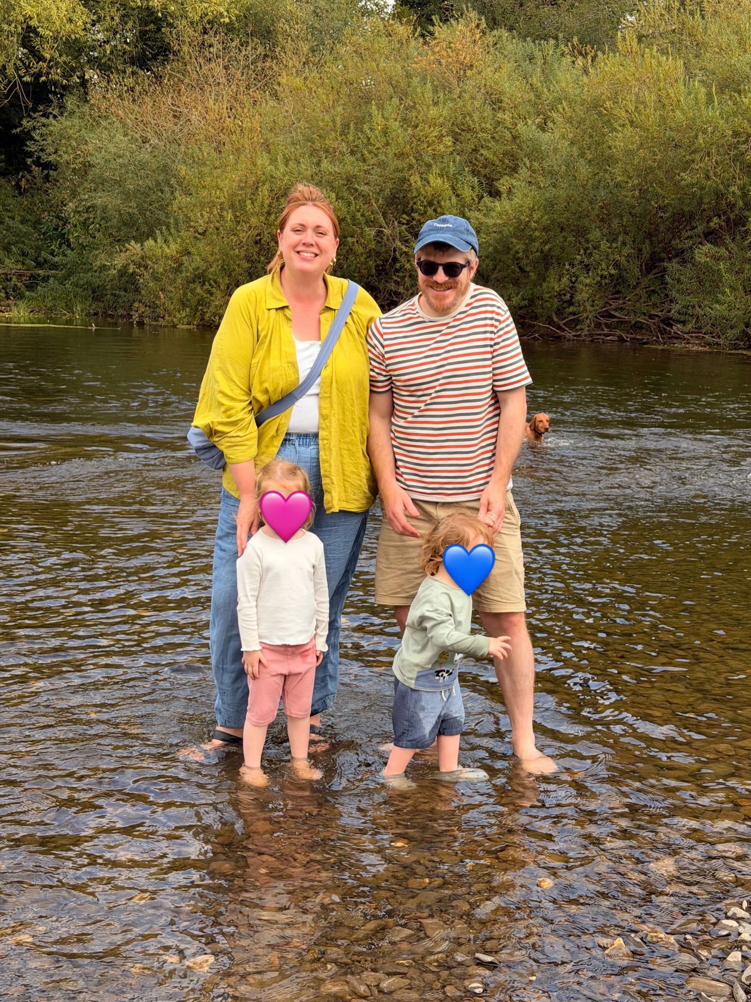 Dreamy week camping on the River Wye with my little family 🏕️