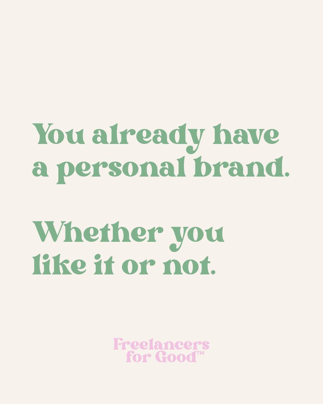 Your name comes up in a meeting...
&ldquo;Ask Sarah, she&rsquo;ll know.&rdquo;
&ldquo;You need to speak to James about that.&rdquo;
&ldquo;Abi&rsquo;s brilliant at making complex things simple.&rdquo;

Your personal brand isn&rsquo;t a polished logo 