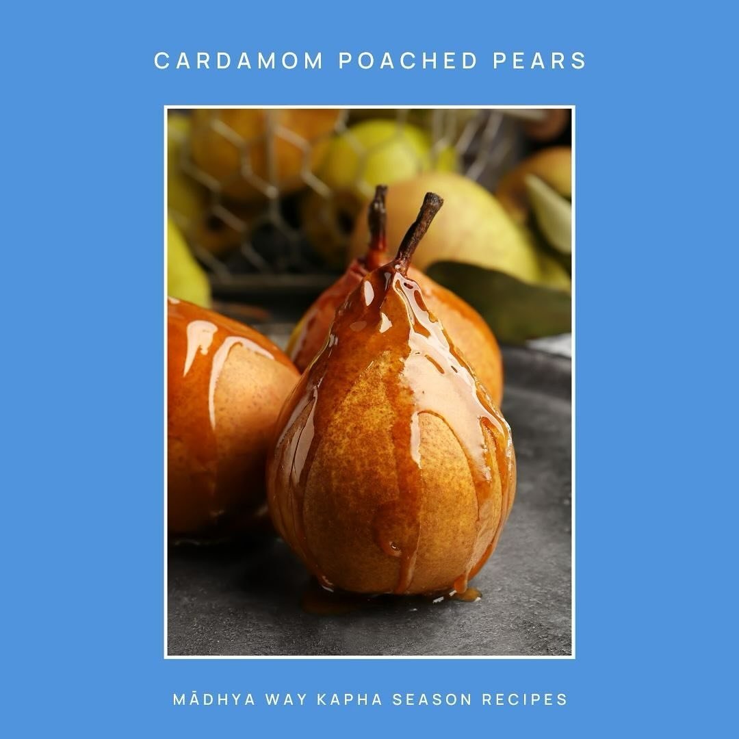 SAVE THIS RECIPE! Savor the sweetness with these cardamom poached pears! 🍐✨ Infused with one of our favorite fragrant spices, they make for a simple and delicious dessert, especially topped off with a bit of coconut whipped cream! 😋

#cardamom #pea