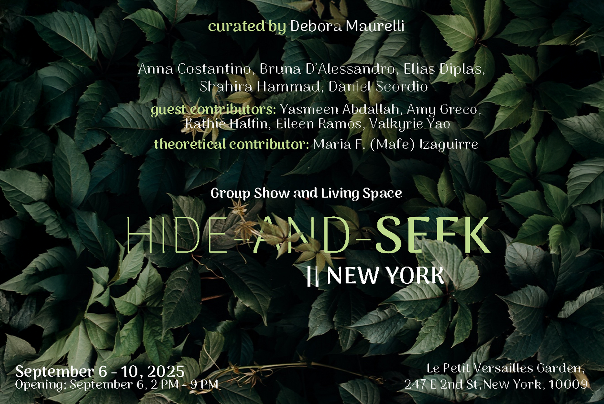 HIDE-AND-SEEK Group Exhibit 