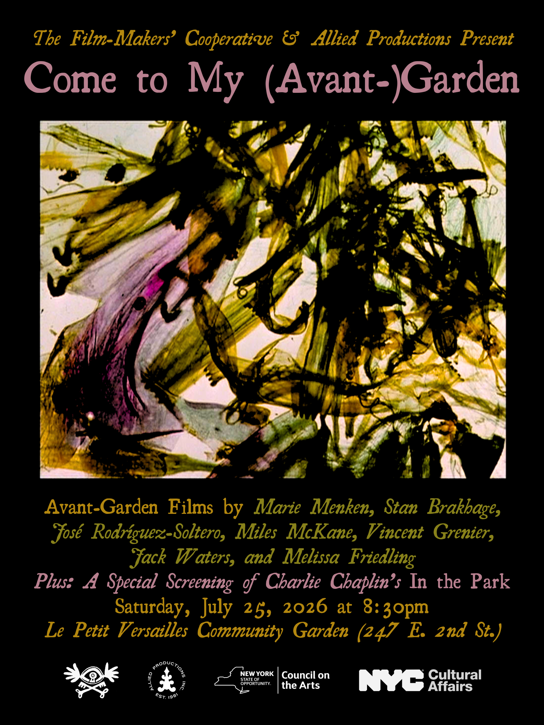 The Filmmakers’ Co-op - Come to My (Avant-)Garden