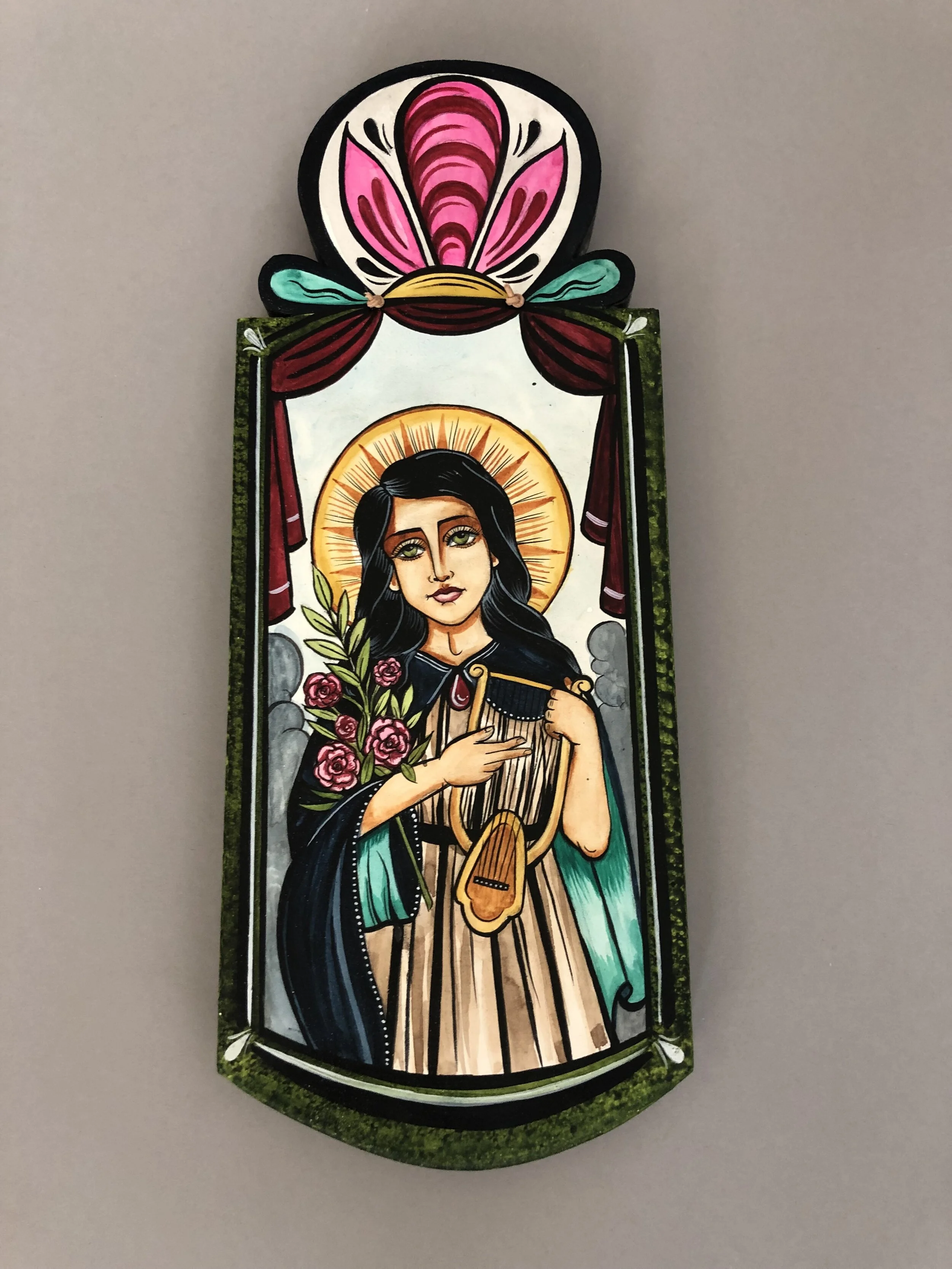 Santa Cecilia patron of musicians (2019)©