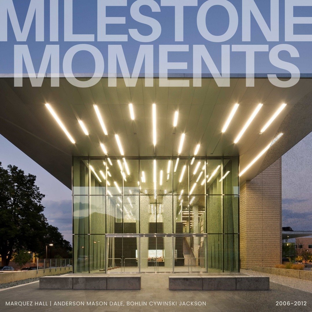 Our third pivotal milestone in our #TwentyMoments is Marquez Hall! 🌟 This remarkable project, in collaboration with Bohlin Cywinski Jackson and Anderson Mason Dale, allowed us to showcase our expertise in both structure and facade design, earning na