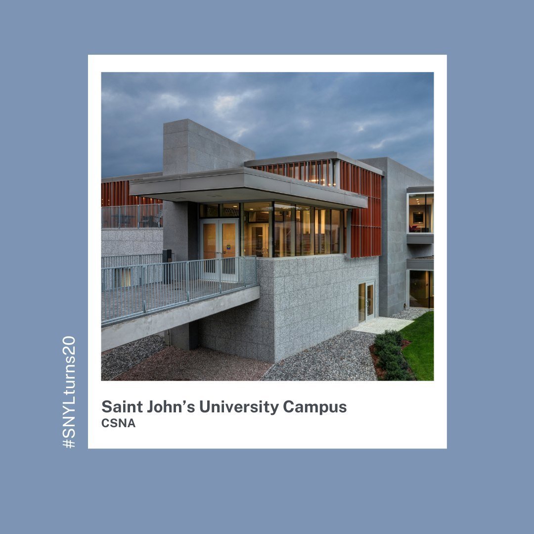 #SNYLTurns20's next project is the St. John&rsquo;s University Campus in Minnesota. A project we collaborated onwith CSNA Architects. ⁠
⁠
Studio NYL is honored to have provided structural engineering and facade design services on many projects on cam