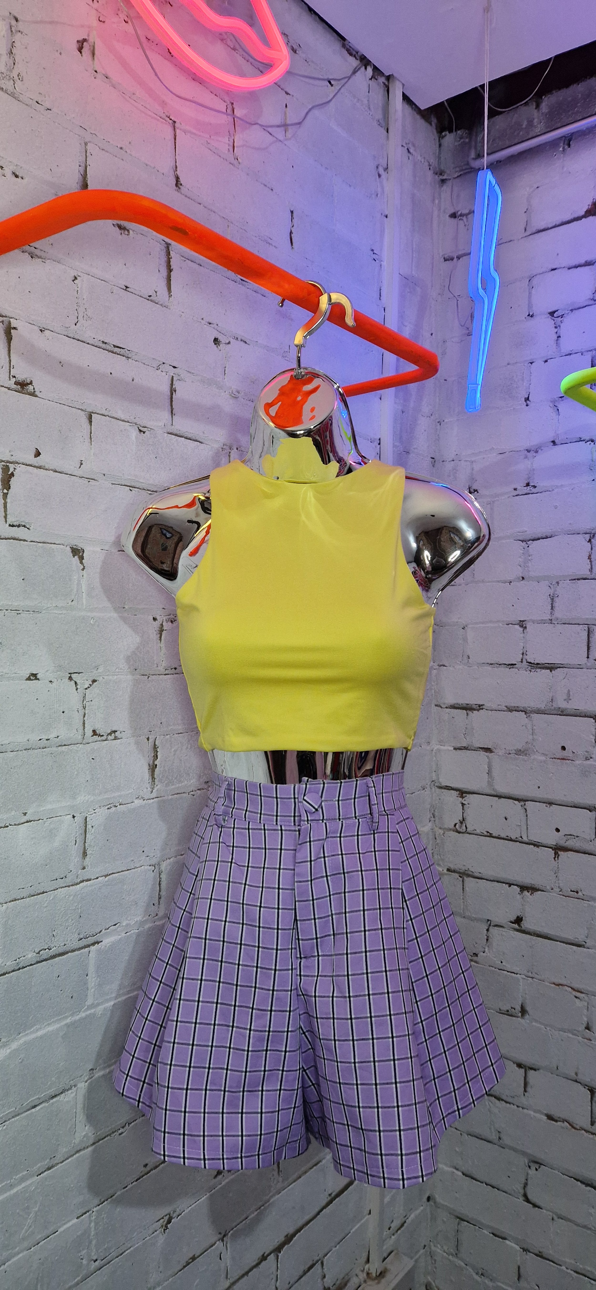 ZARA YELLOW CROP TOP