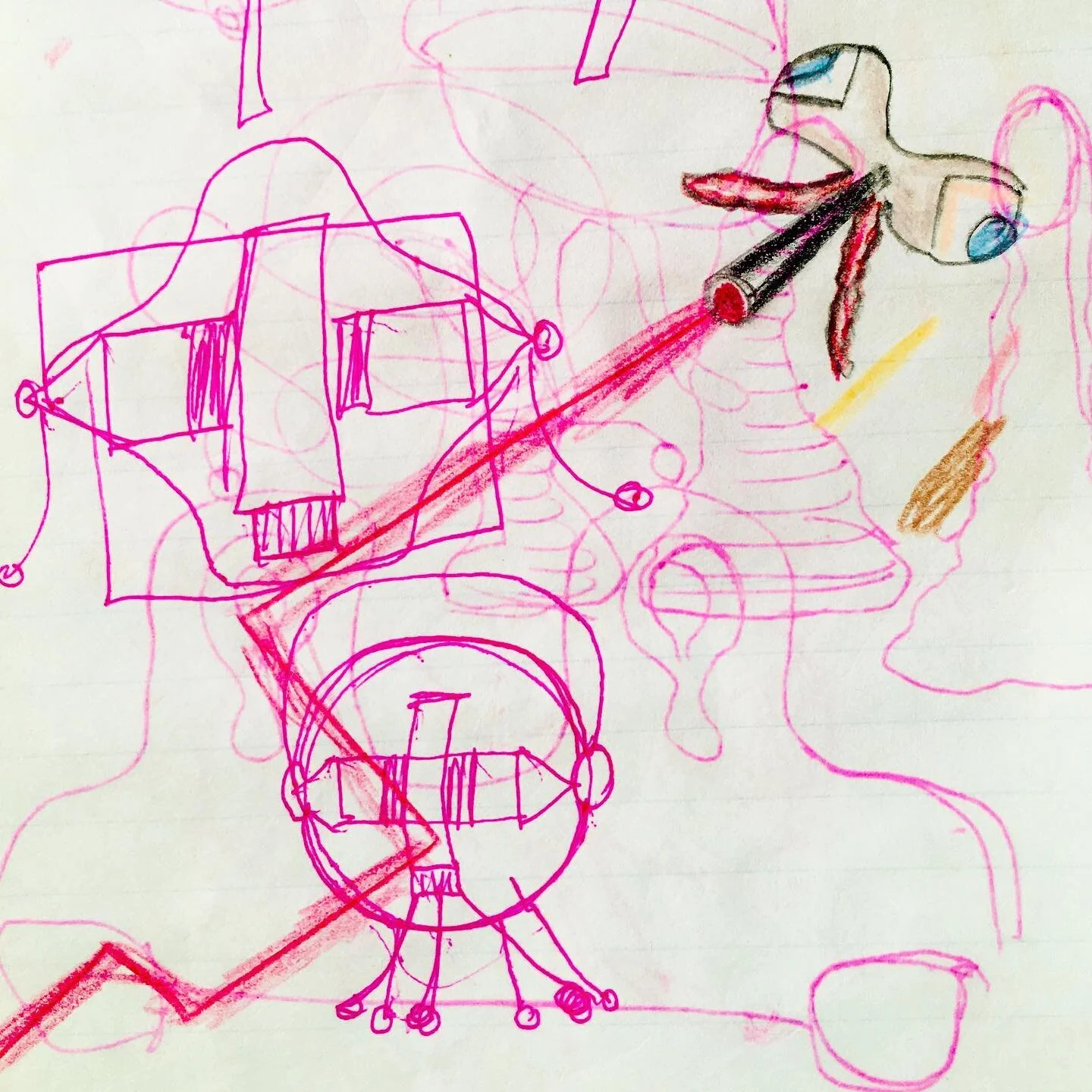 Study of creatures from the space #aliens #drawing #宇宙人#space #未確認生物 #素描 #brooklyn #artwork