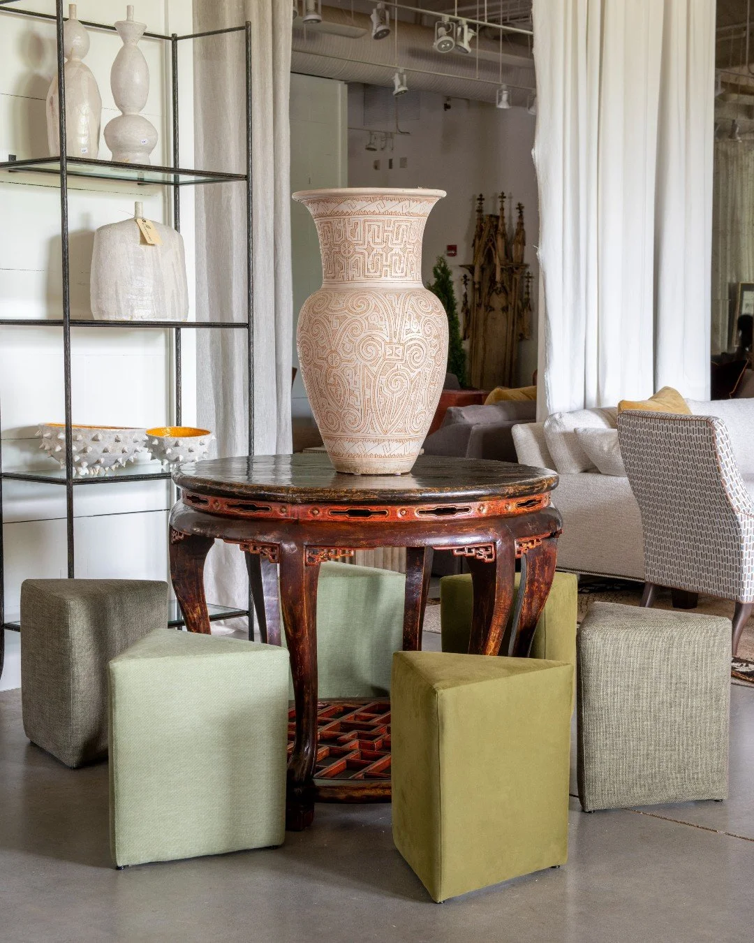 Sculptural form meets everyday comfort. The 9540-00 Triangle Ottoman from @leeindustries is a versatile statement piece that elevates any interior.
