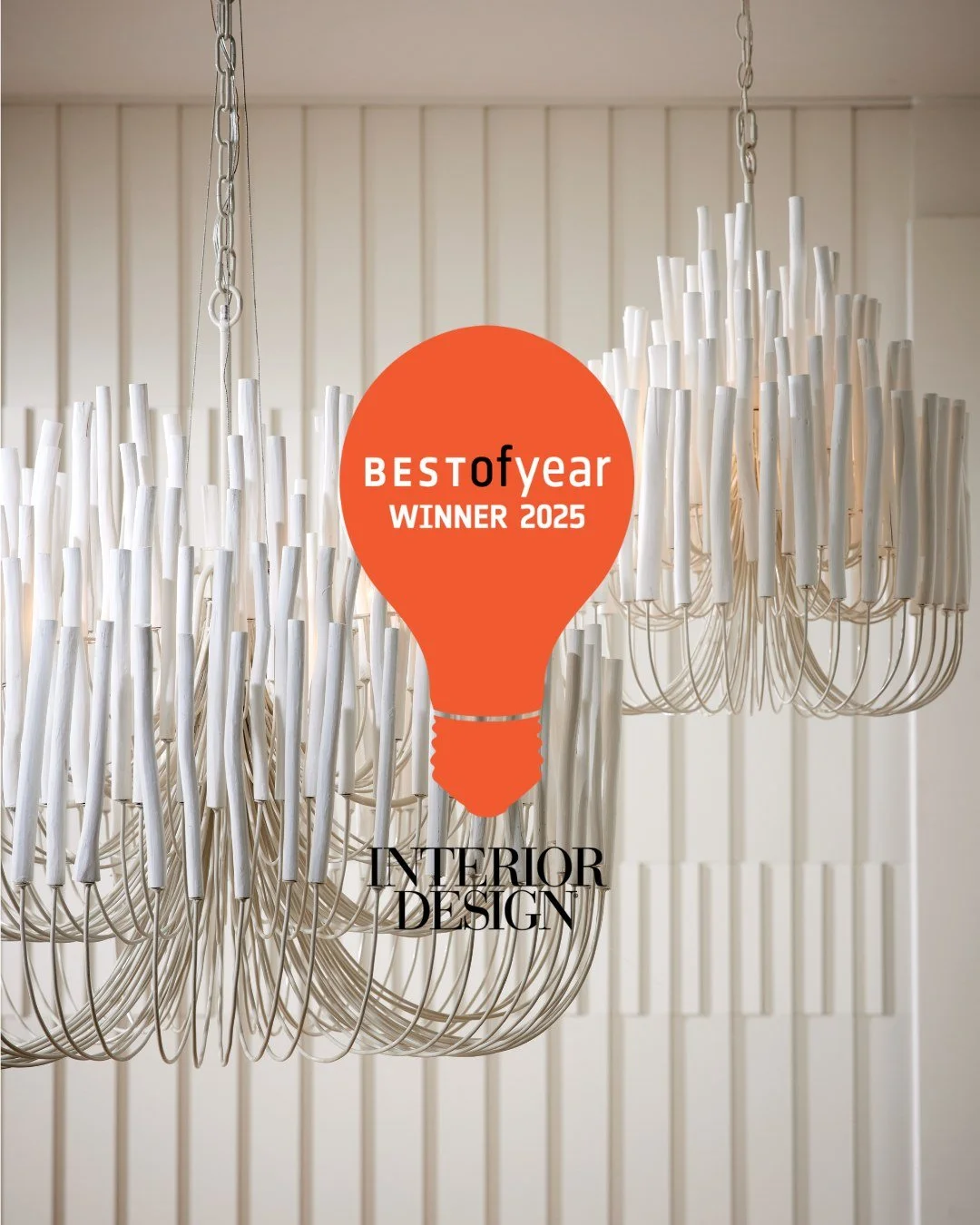 WINNER ALERT! 

@arteriorshome is an official WINNER in the @interiordesignmag's annual BEST OF YEAR AWARDS.

Best of the Best Chandelier is Tilda.
______________________________
This rustically refined chandelier instantly transforms a space. The mu