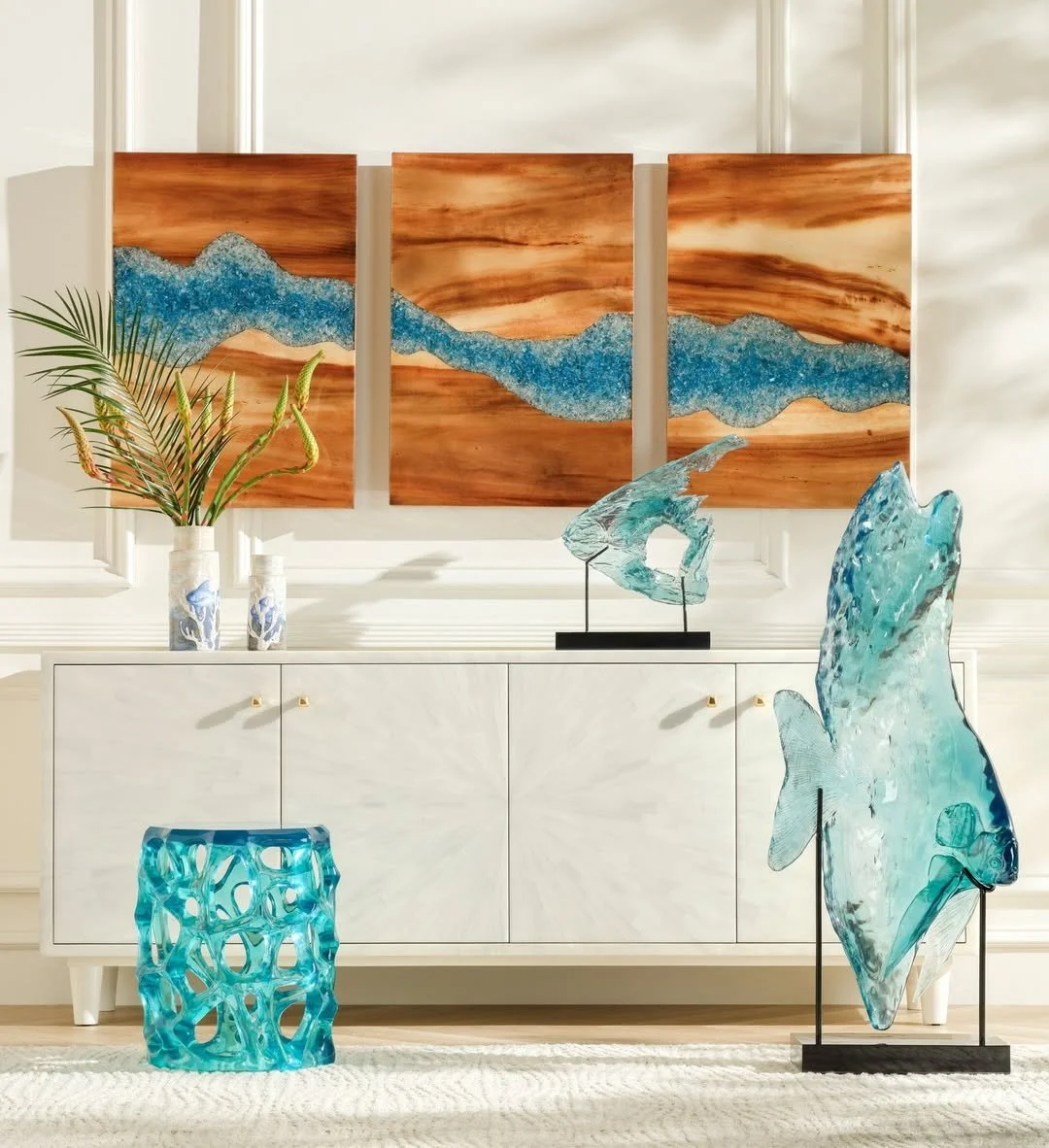 Over 250 new styles by @madegoods capture the rhythm of coastal living.

Layered blues, rich natural textures, and vibrant pops of color come together&mdash;ranging from calming seaside neutrals to playful aquatic accents. Each piece is designed to a