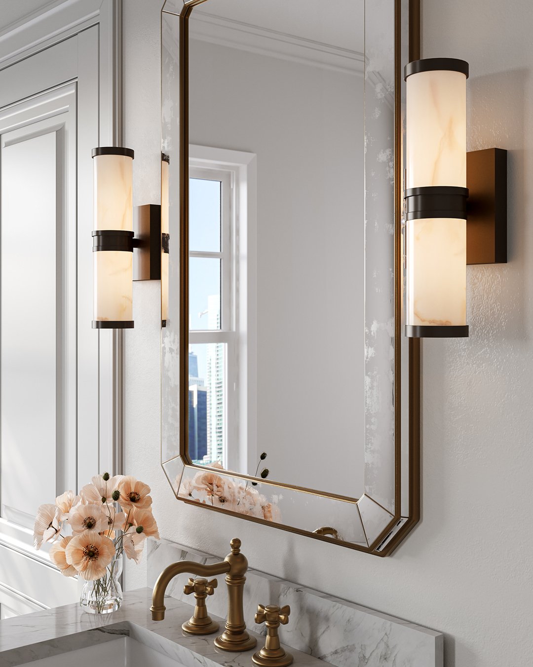 A fresh glow for the bath.

Bring new flair to your bathroom with the extraordinary new wall sconce assortment from @curreyco &mdash; thoughtfully designed for bathrooms and powder rooms of every scale.