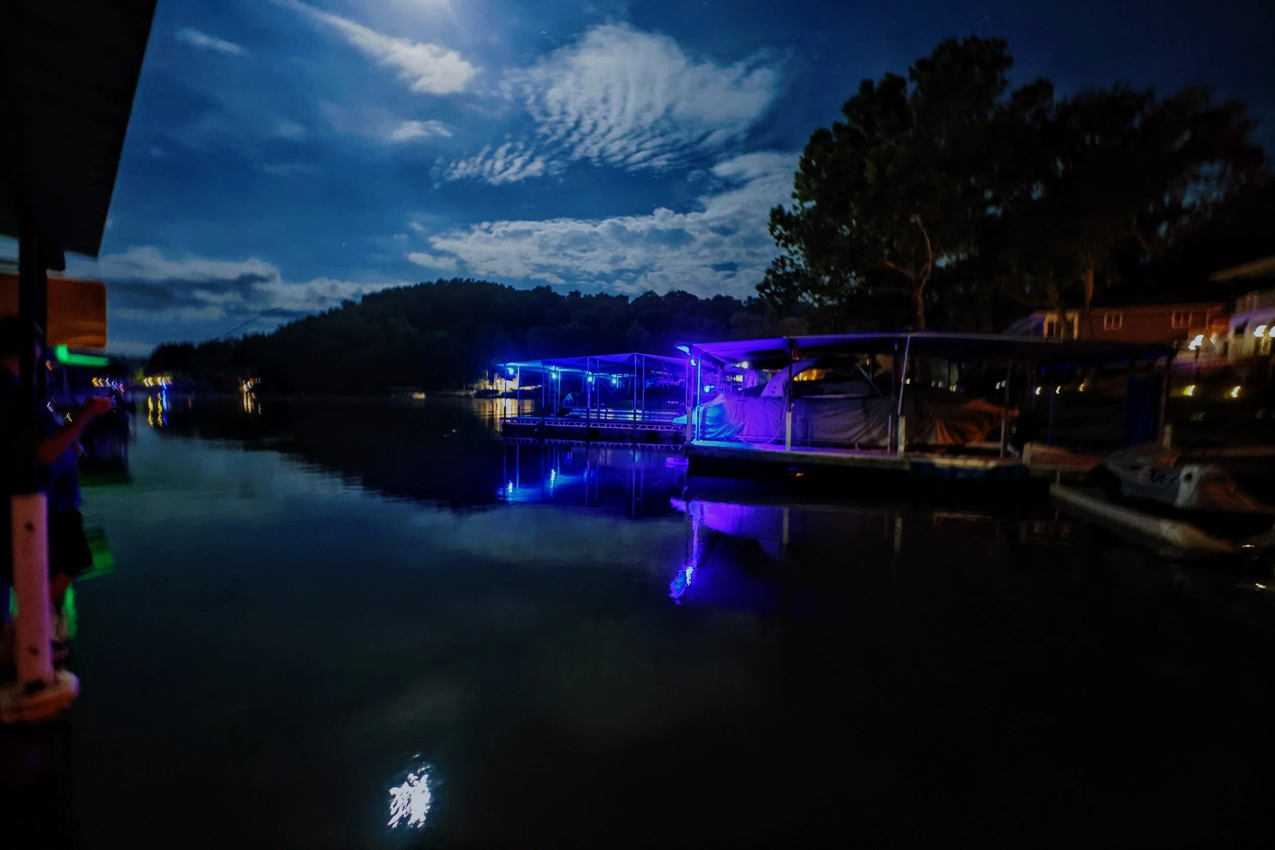 Boat Docks at Night