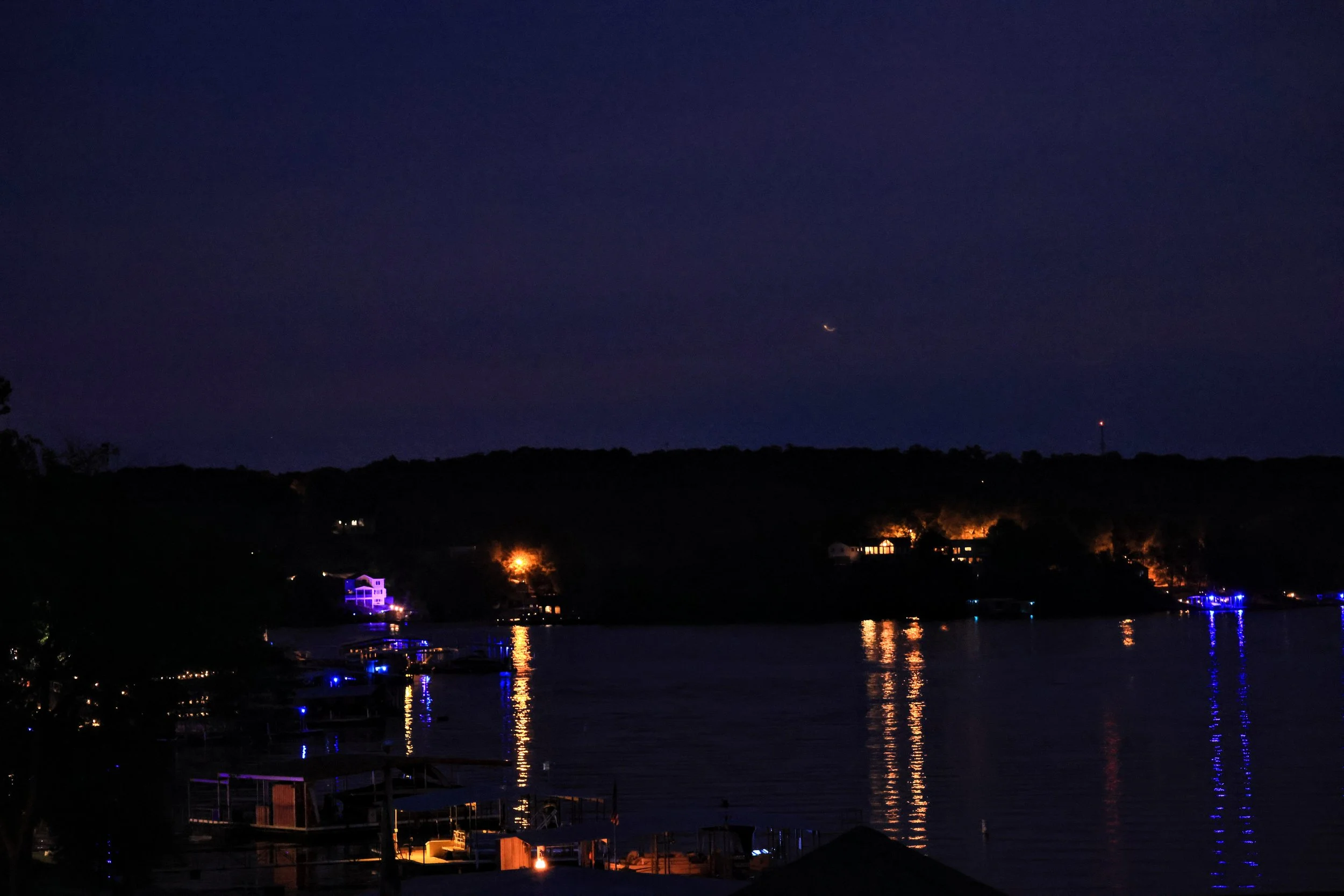 Boat Docks at Night