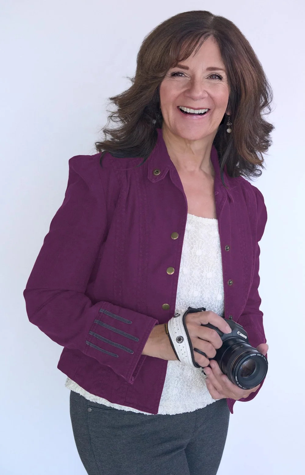 Photographer with happy smile