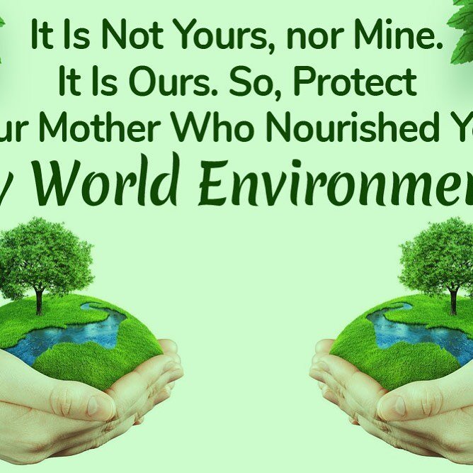 Do something kind for the planet. #worldenvironmentday #environment