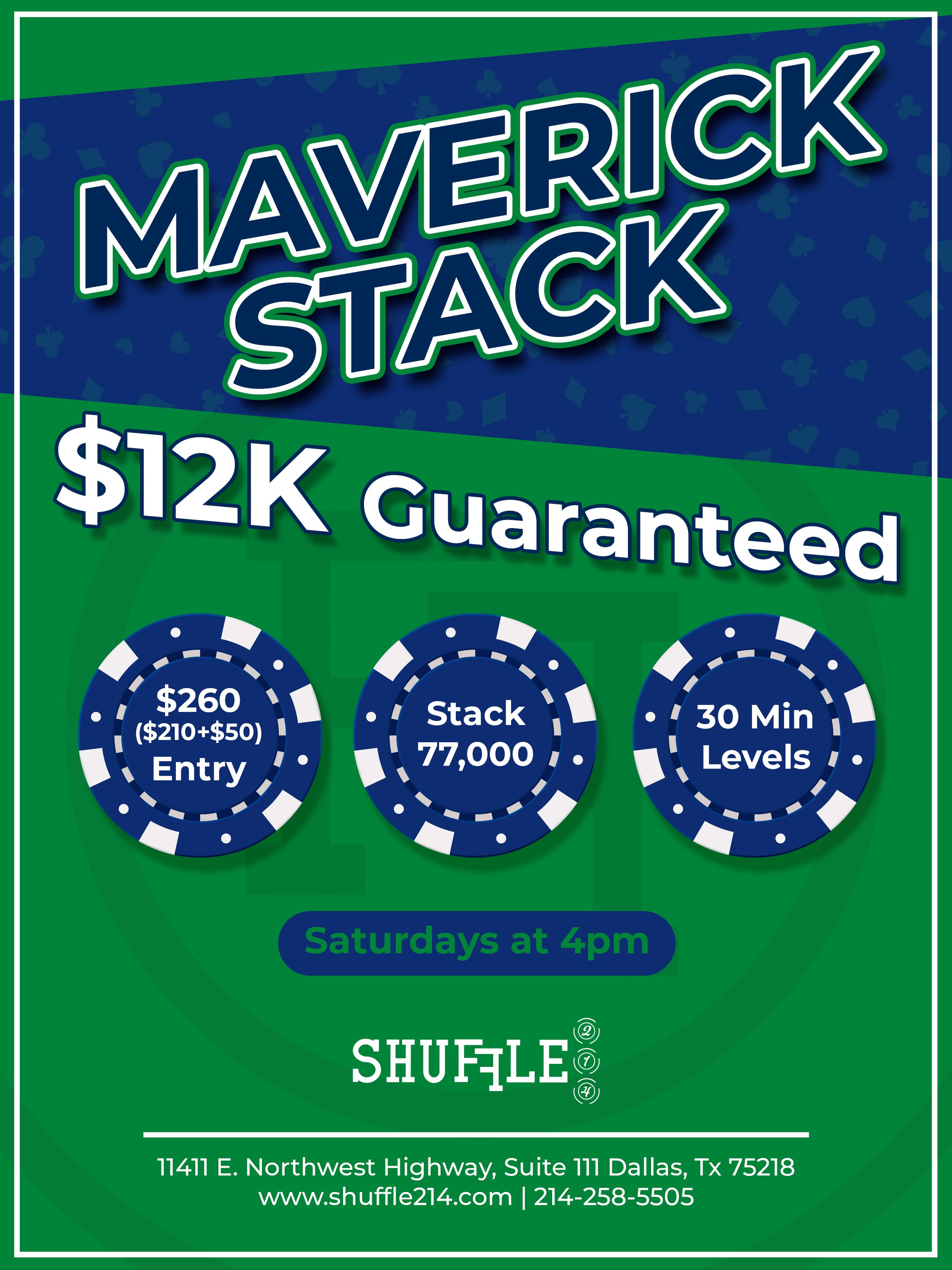 Shuffle 214 Dallas's Premium Poker Club