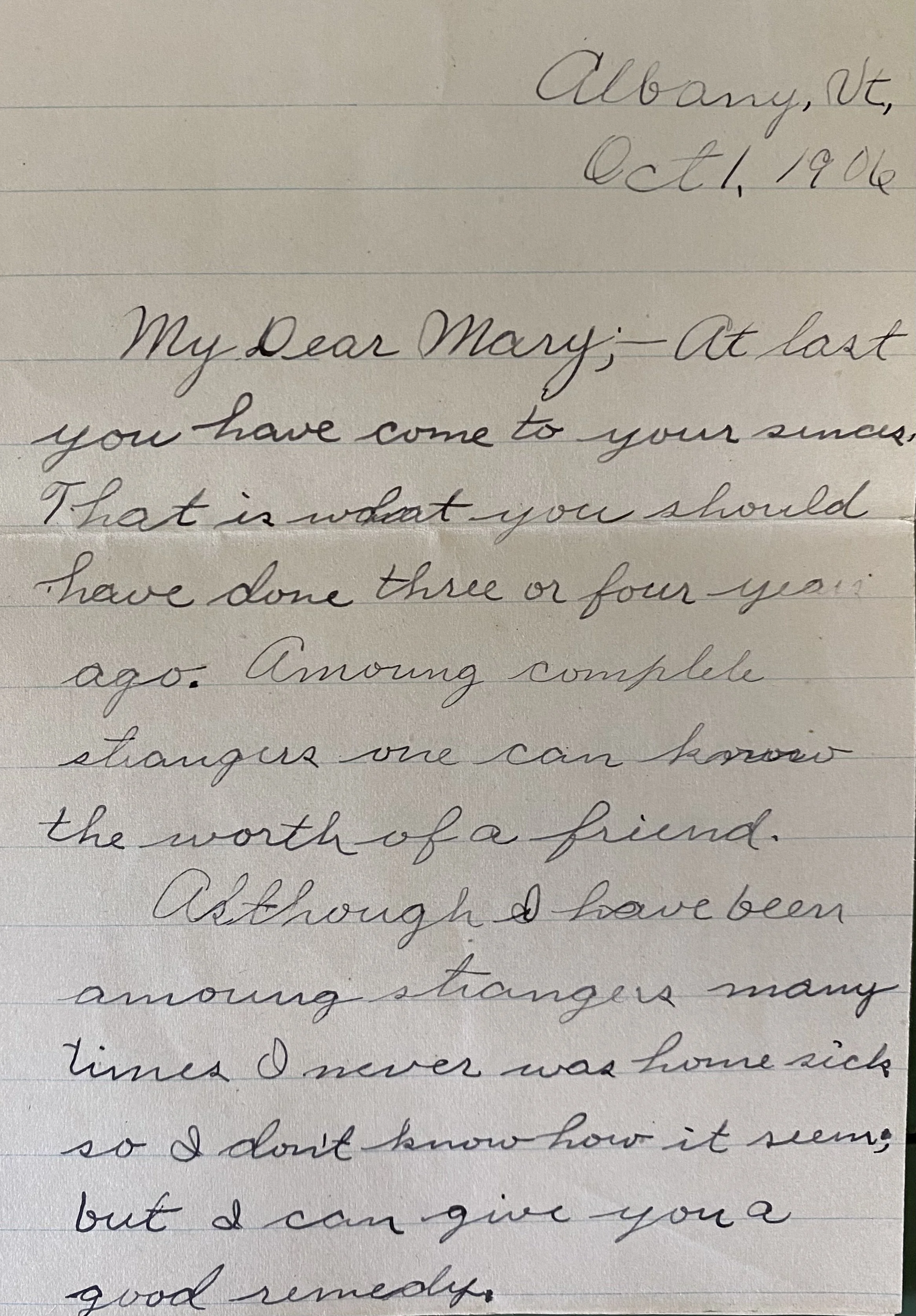 The art of letter writing