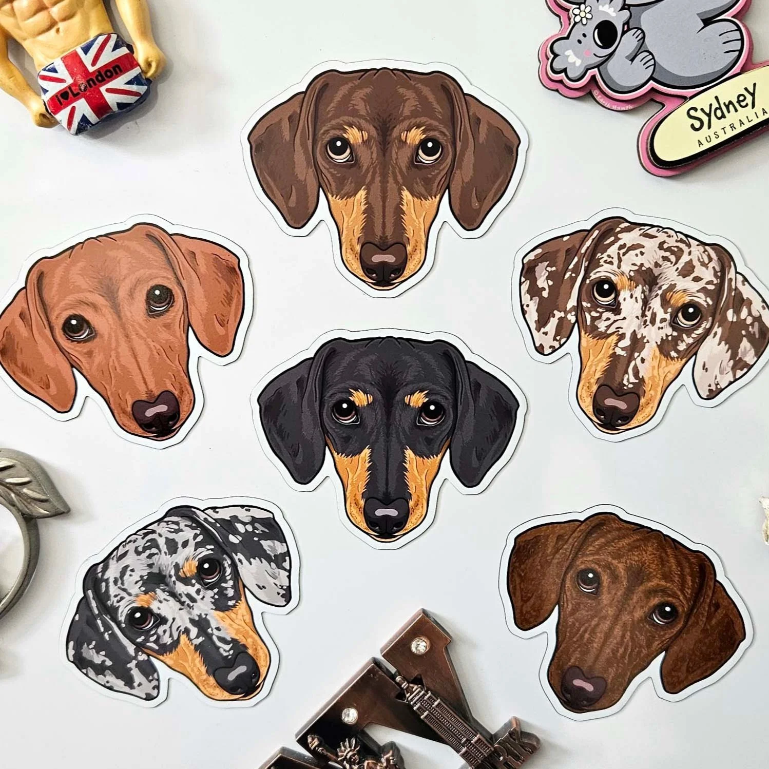 Short-haired Dachshund MAGNET