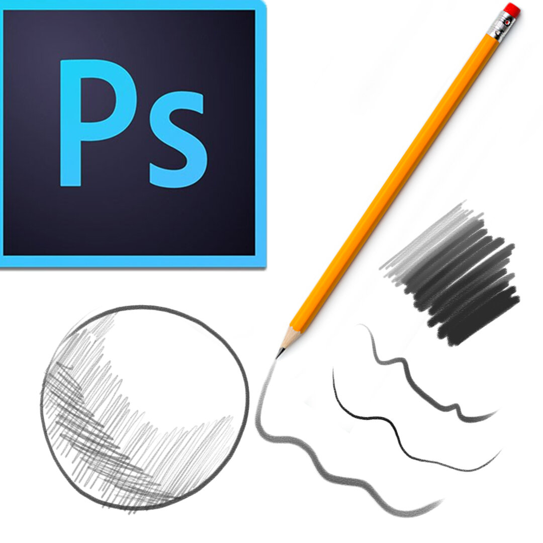 ArtStation  Pencil brush for Photoshop  Brushes