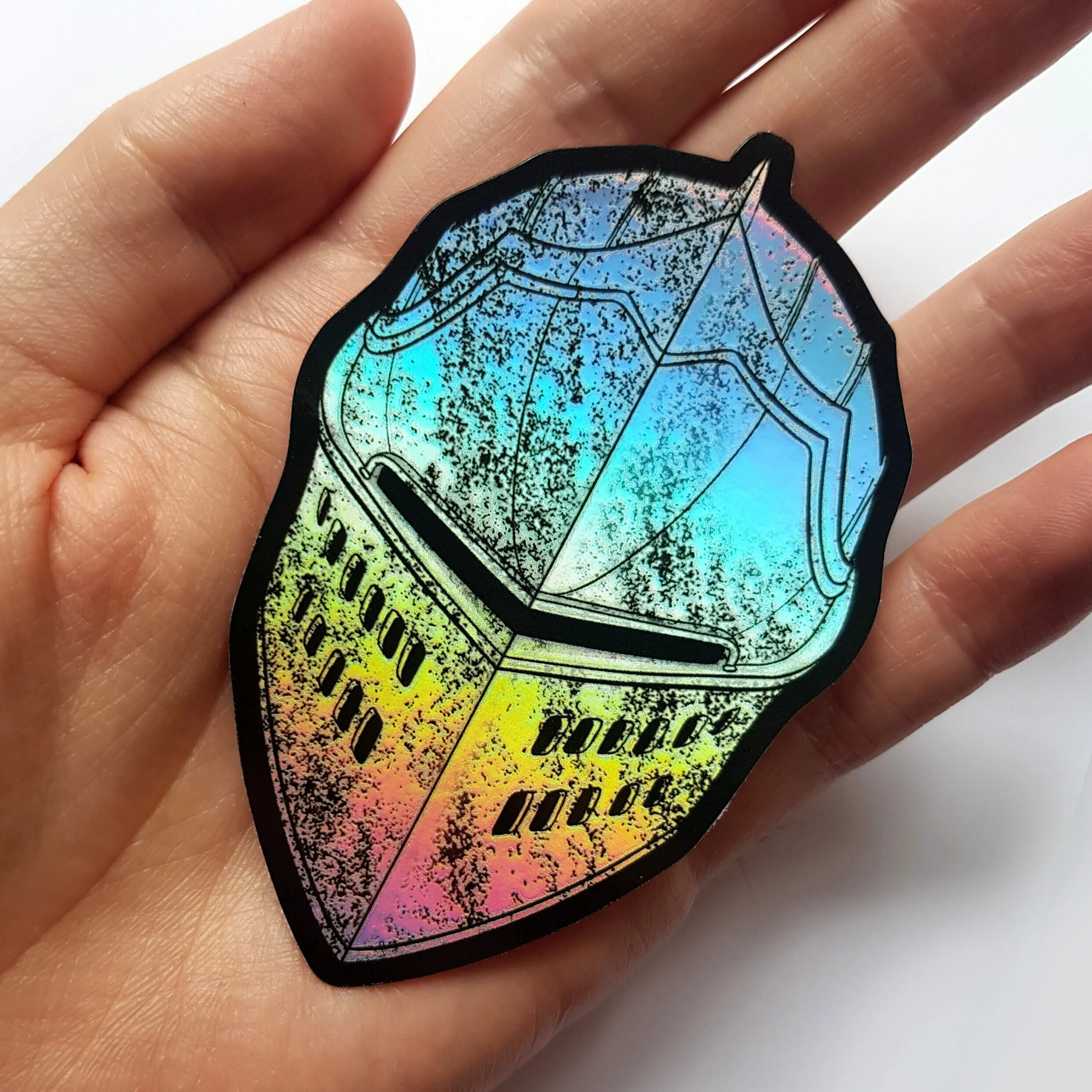 ELITE KNIGHT holographic sticker