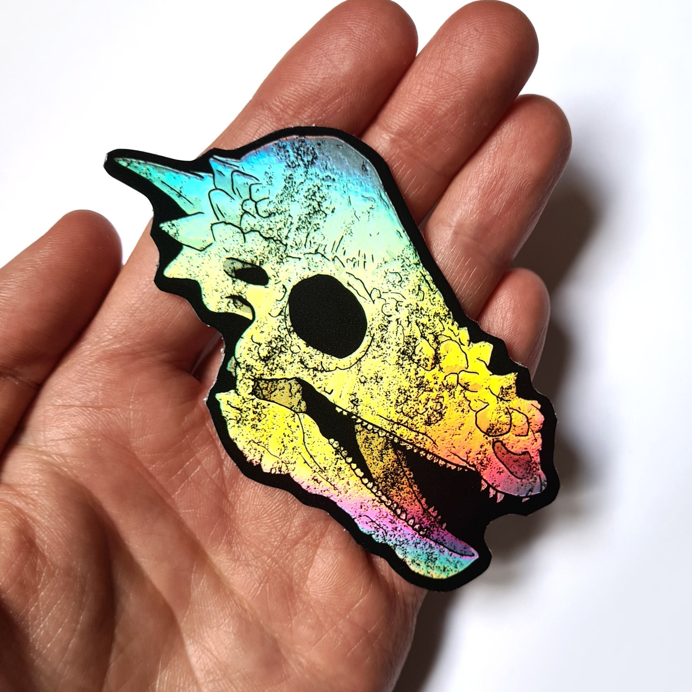 PACHYSAURUS holographic sticker