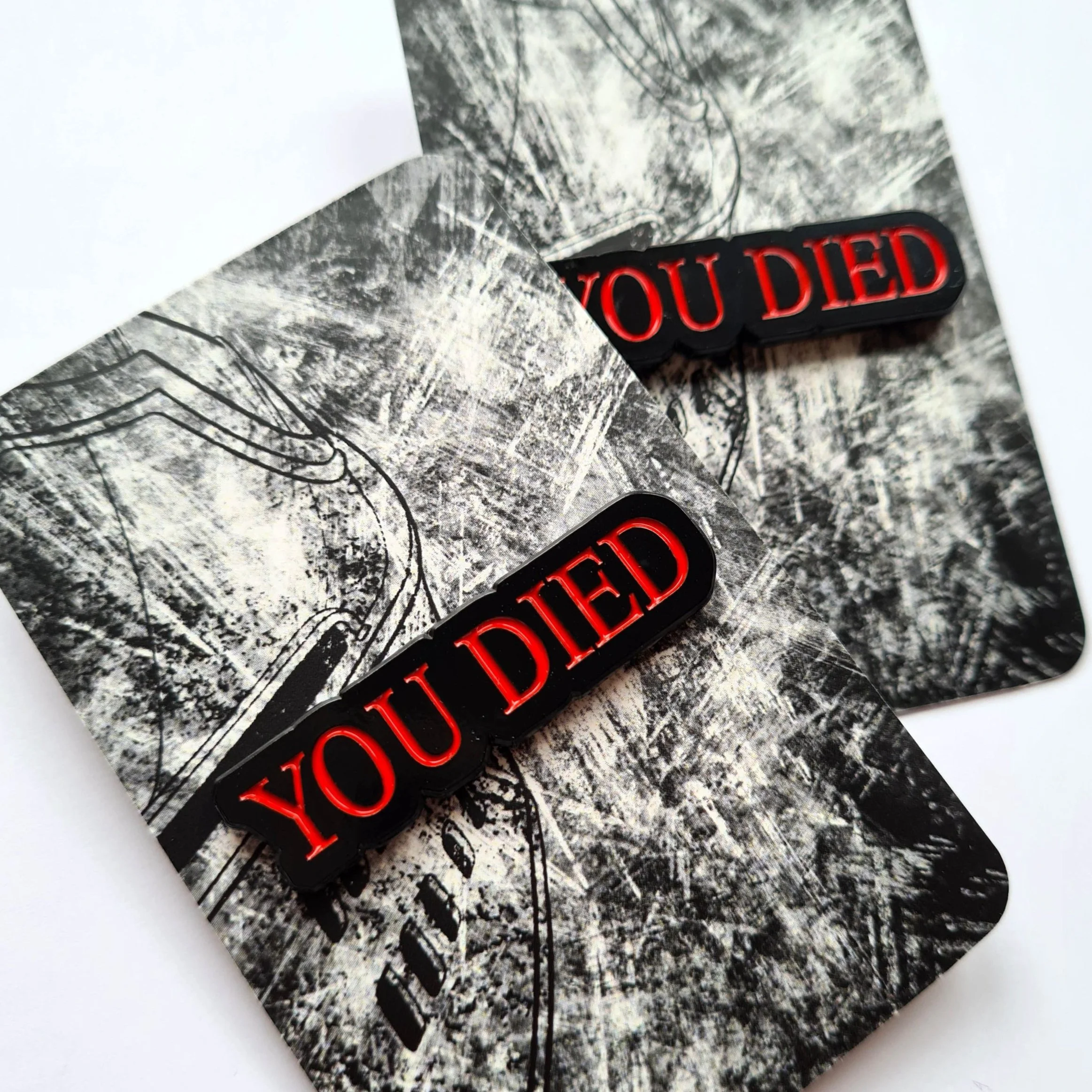 YOU DIED enamel pin
