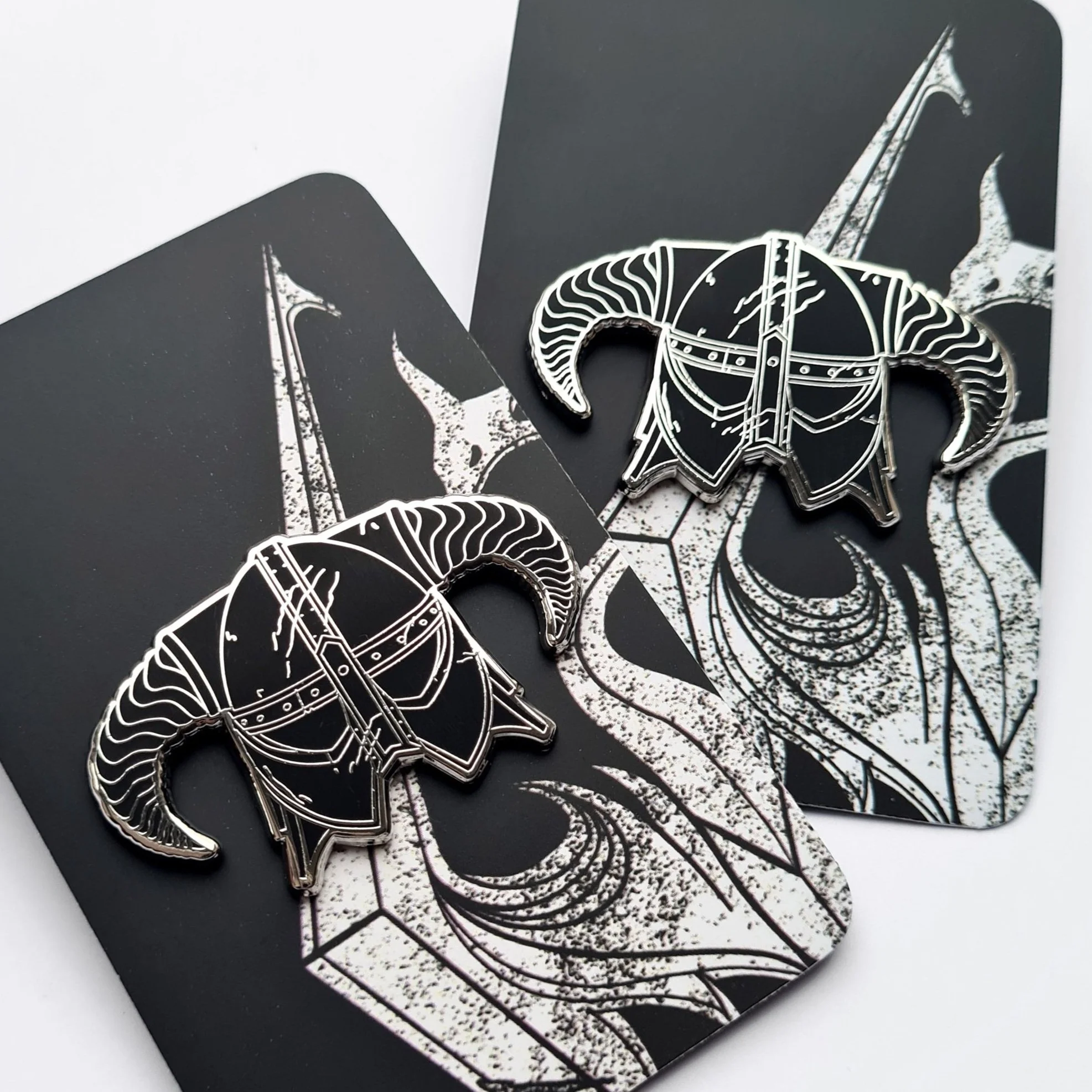 IRON HELM enamel pin