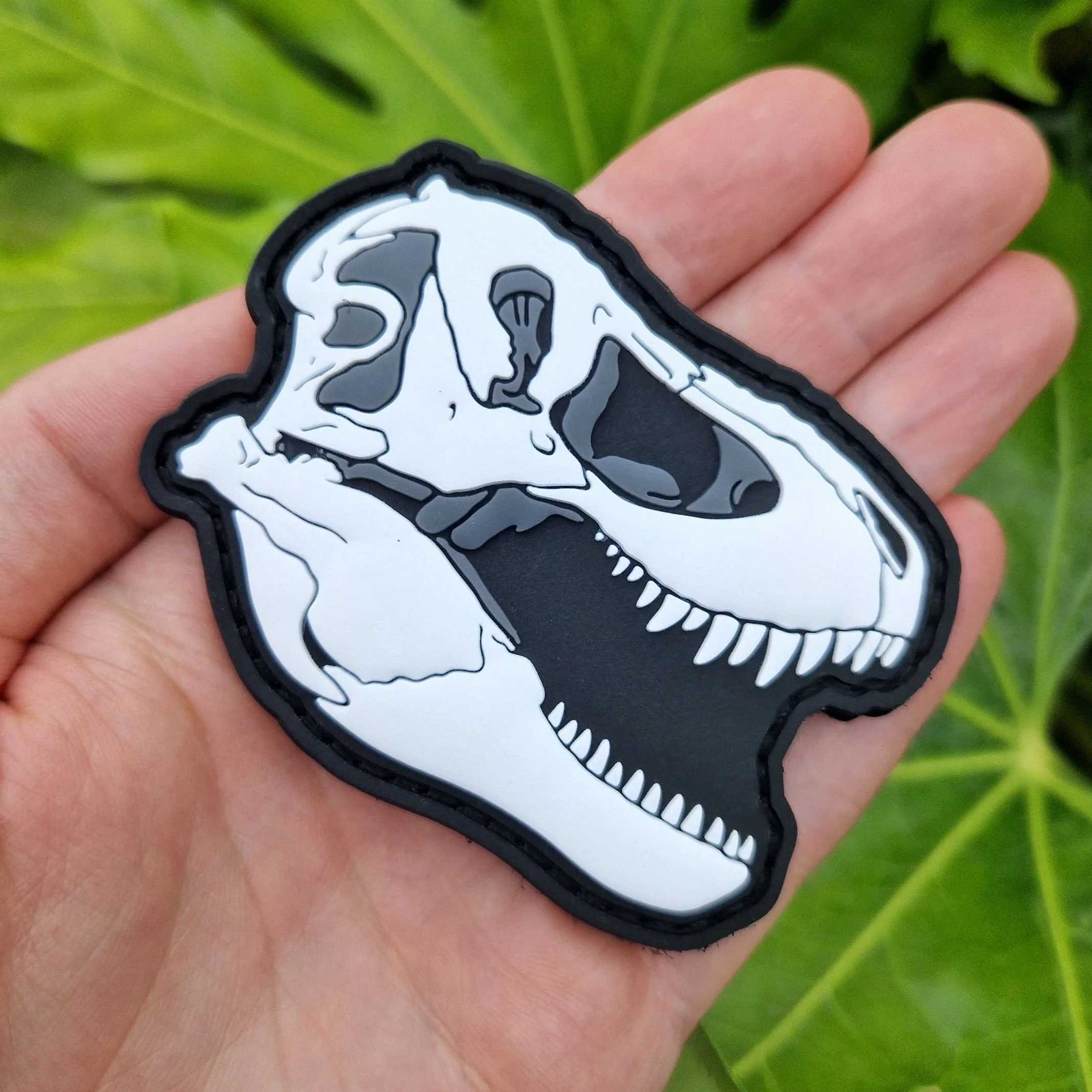 T-REX SKULL 3D PVC PATCH