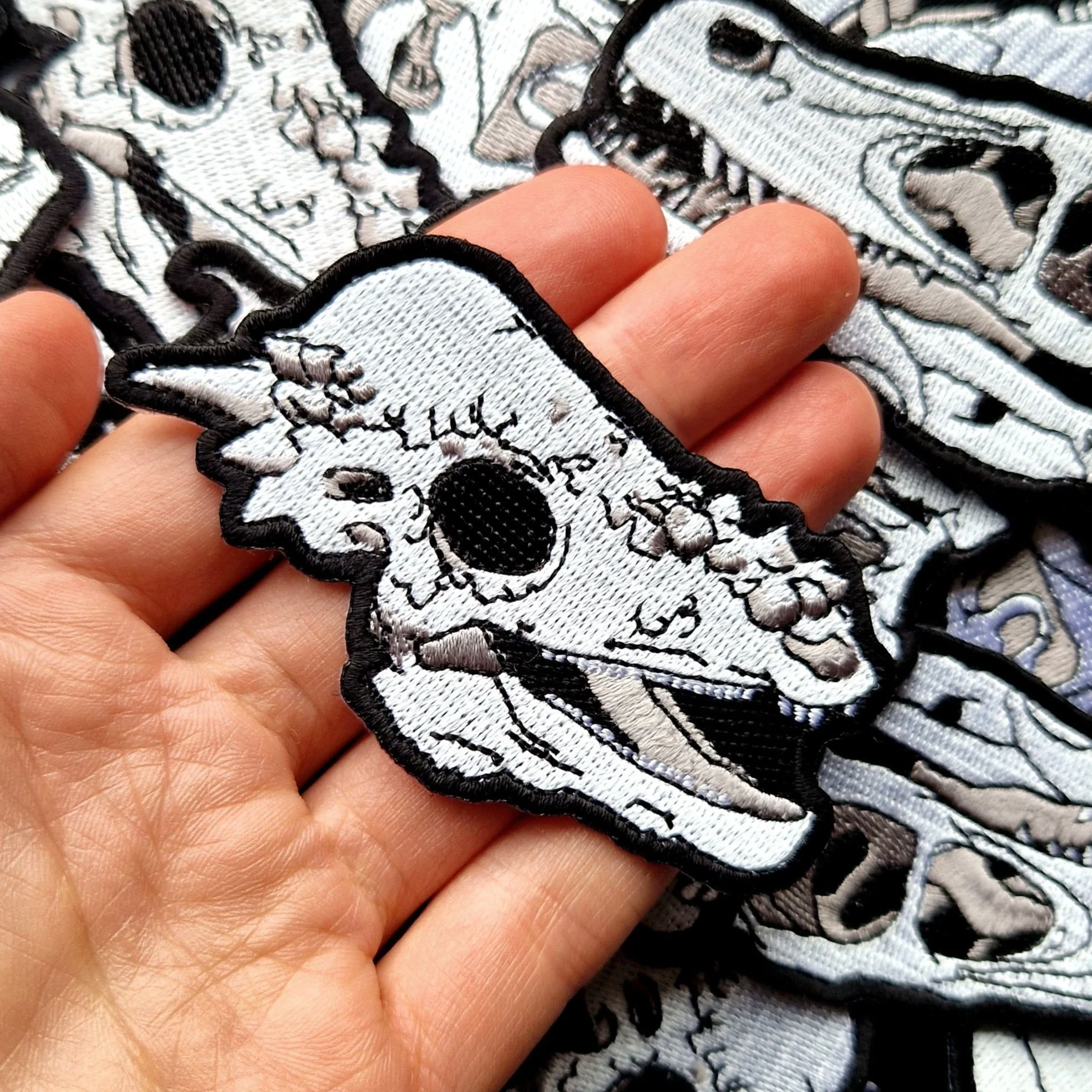 PACHYCEPHALOSAURUS EMBROIDERY PATCH