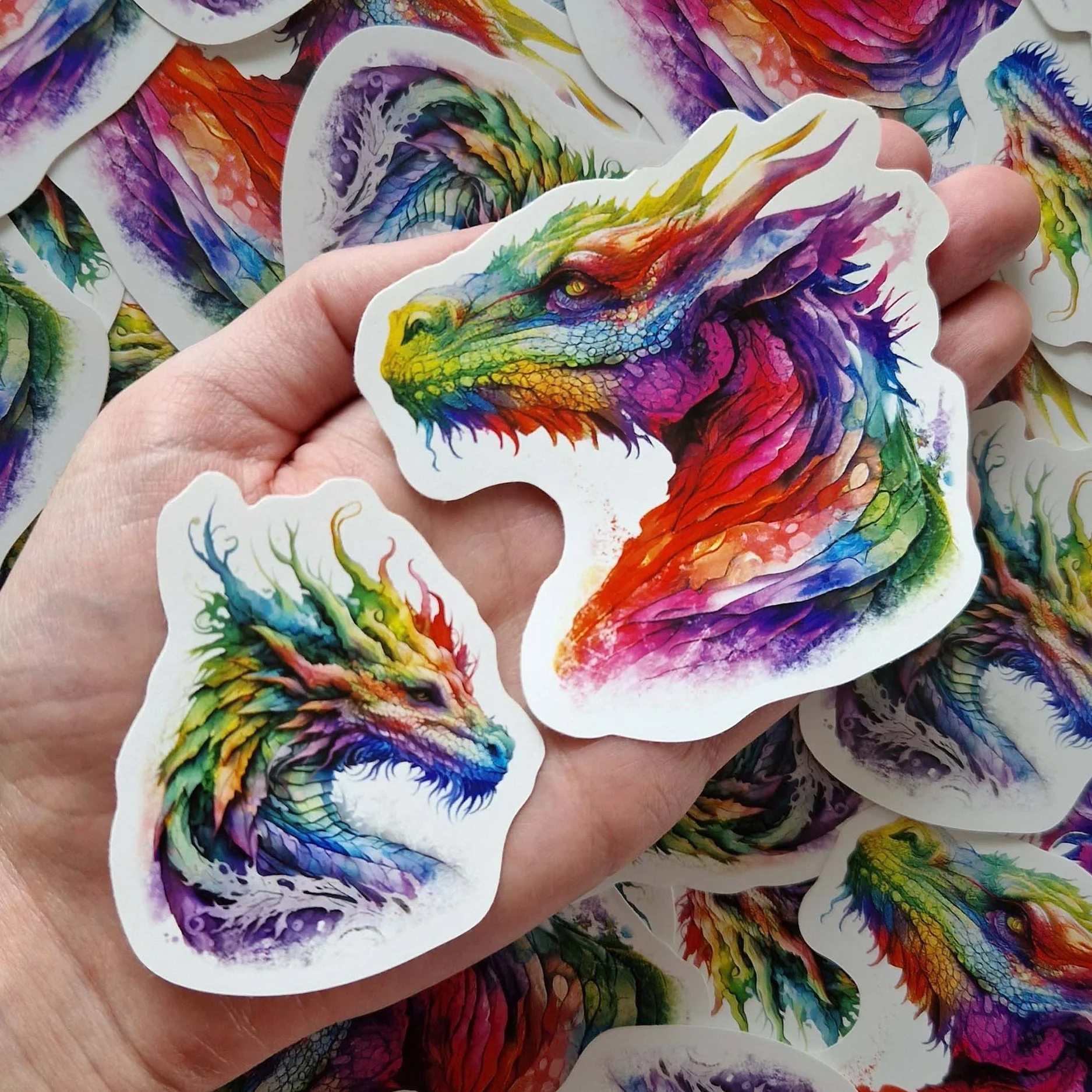 RAINBOW DRAGON stickers
