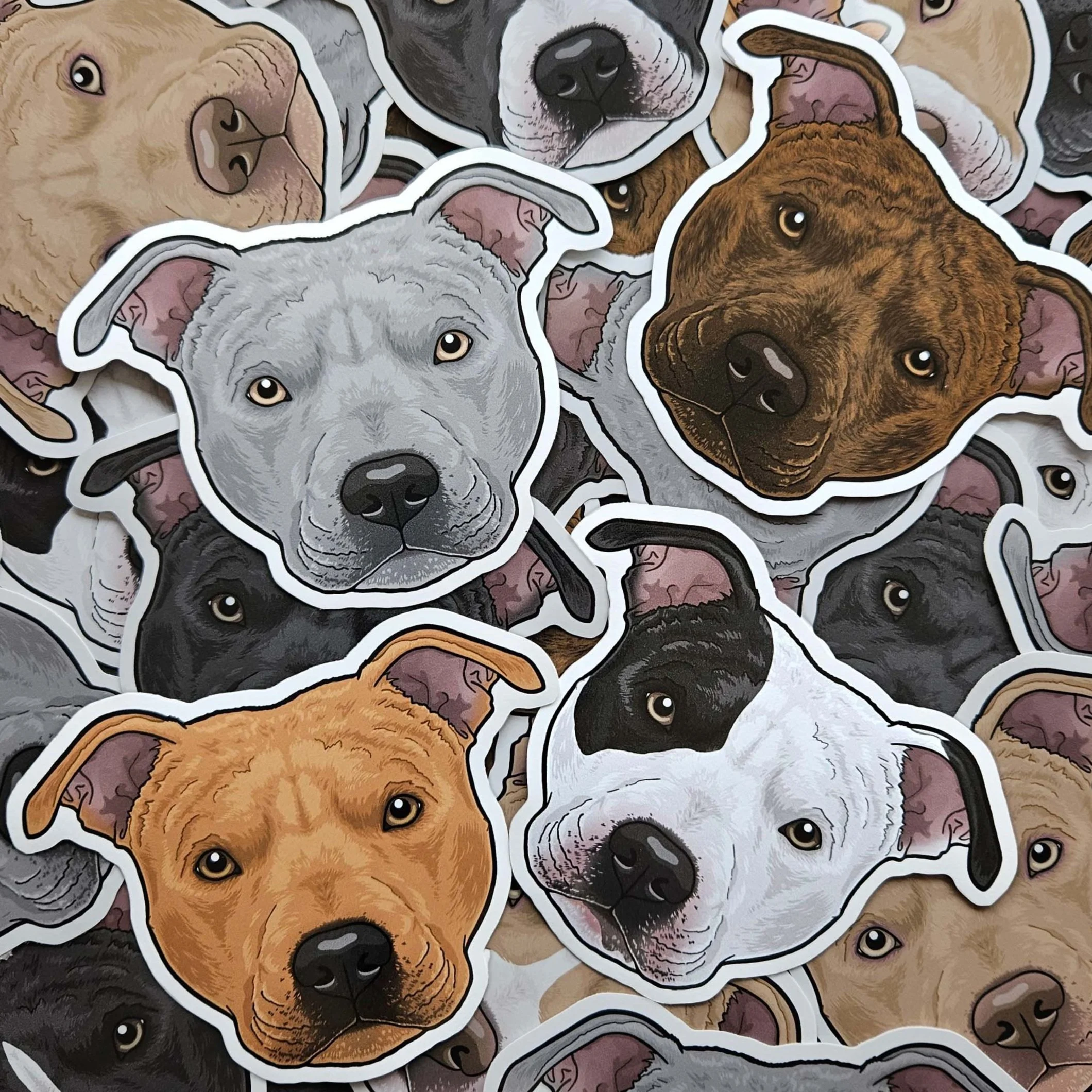 STAFFORDSHIRE BULL TERRIER stickers