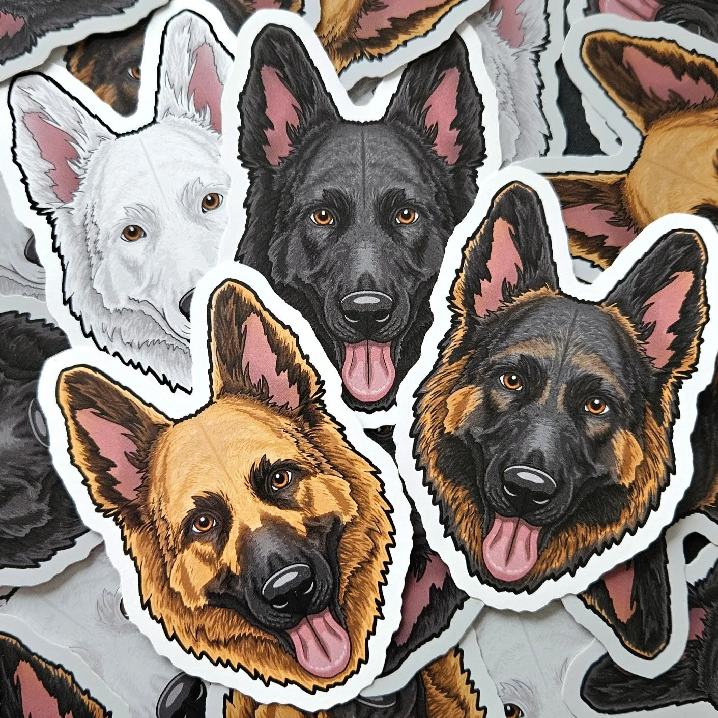 GERMAN SHEPHERD stickers