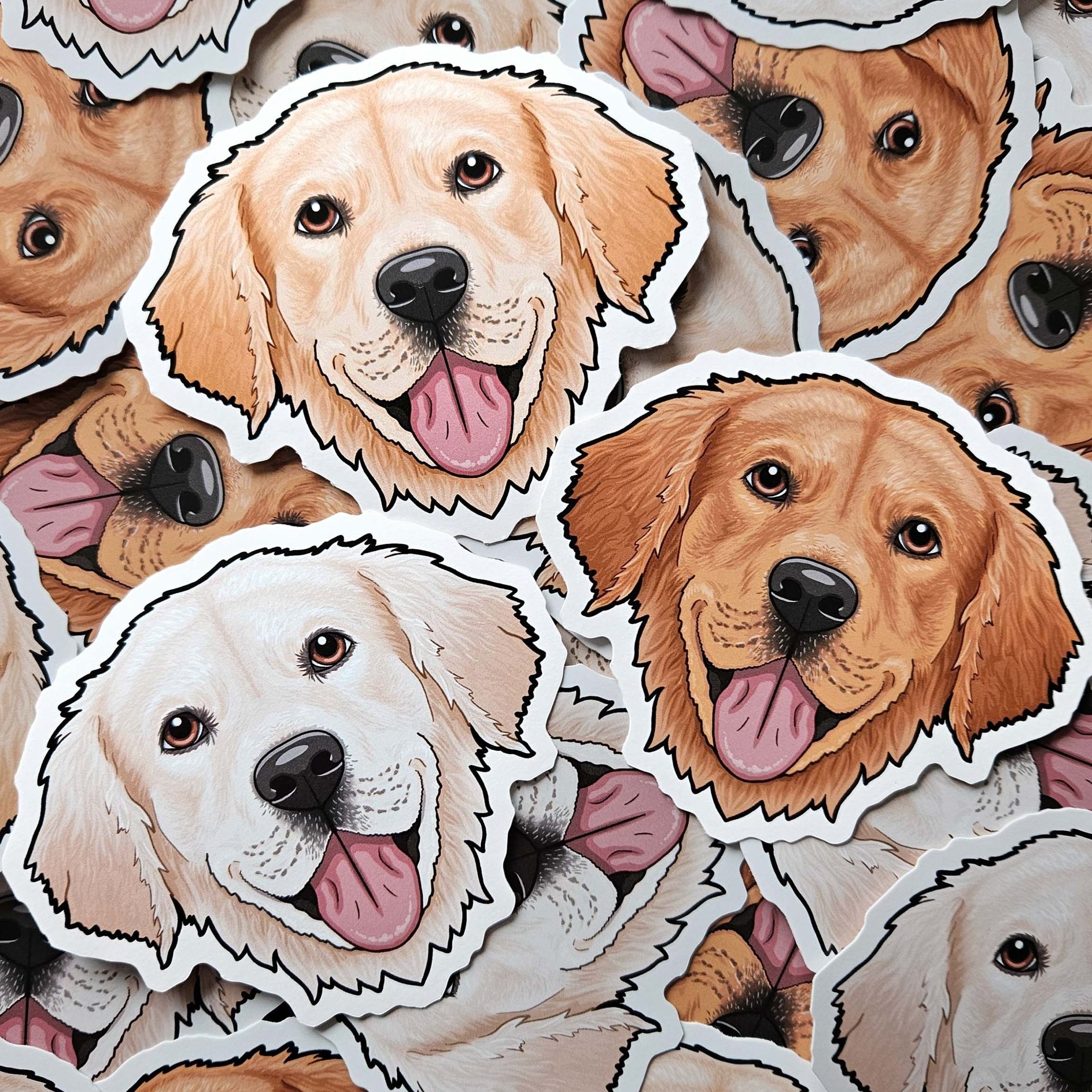 GOLDEN RETRIEVER stickers