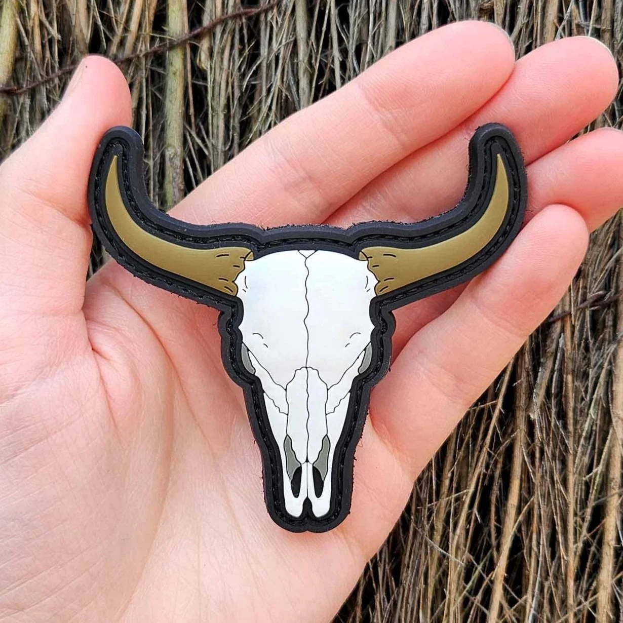 Bull skull PVC PATCH