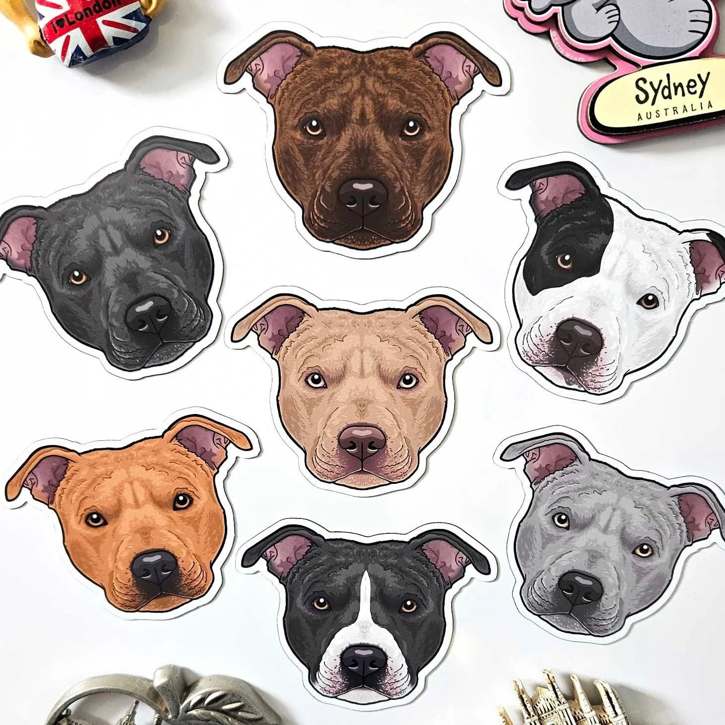 Staffordshire Bull Terrier MAGNET
