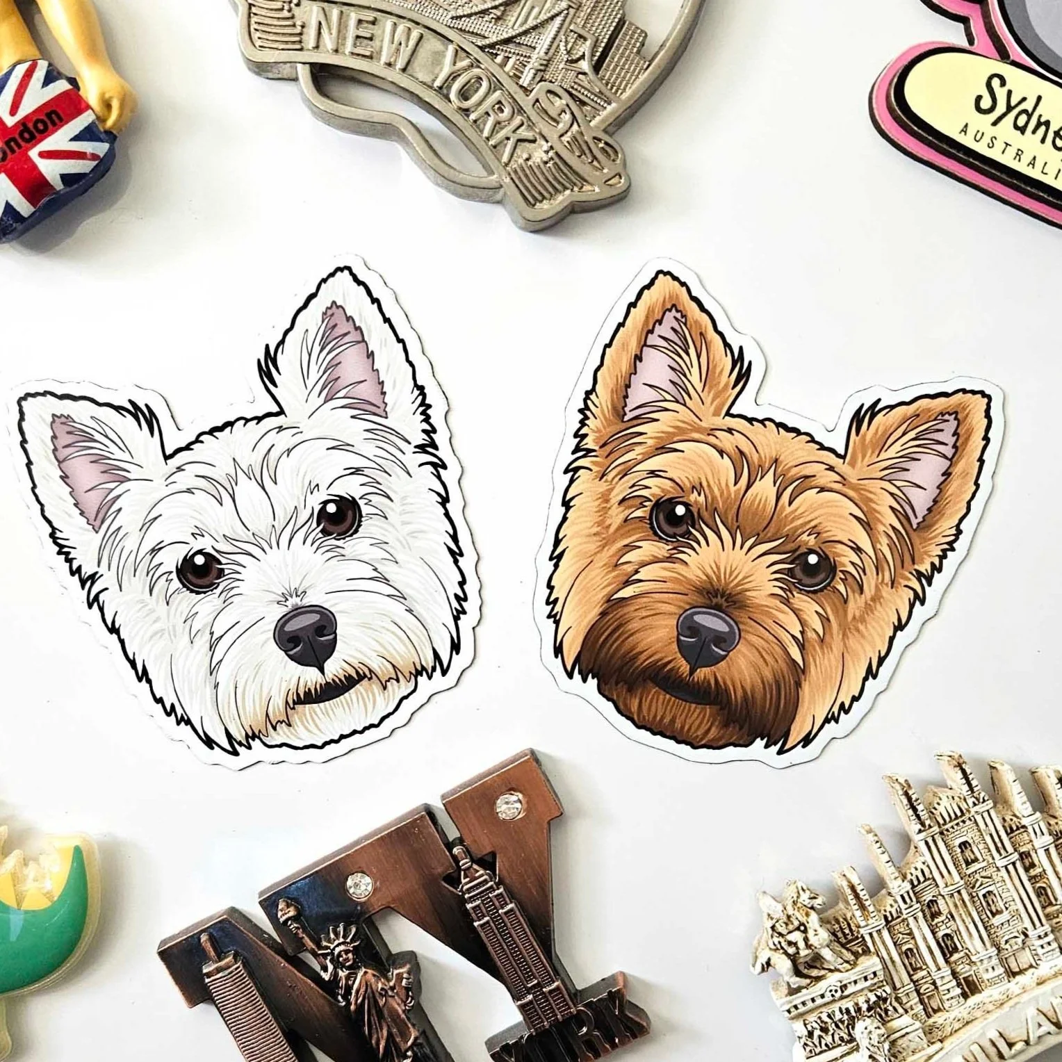 Westie & Yorkie MAGNET