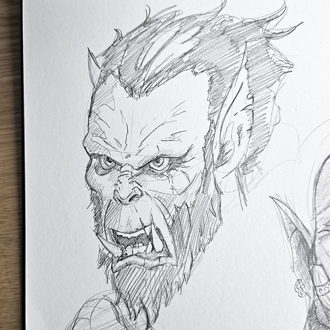 generic fantasy art orc design from Wow concept art