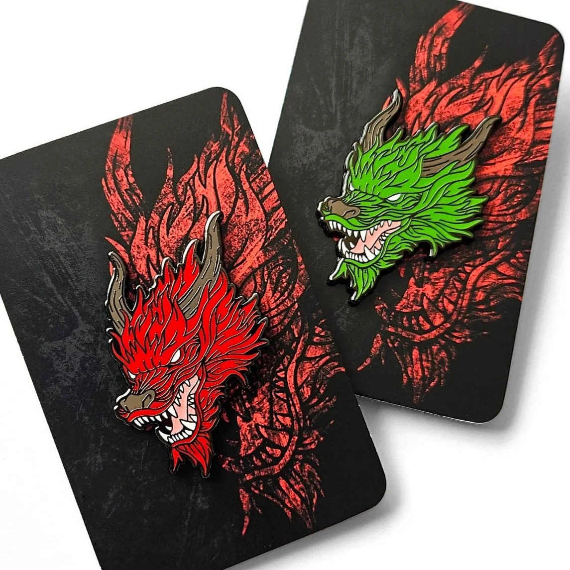 Eastern dragon / Asian dragon enamel pins